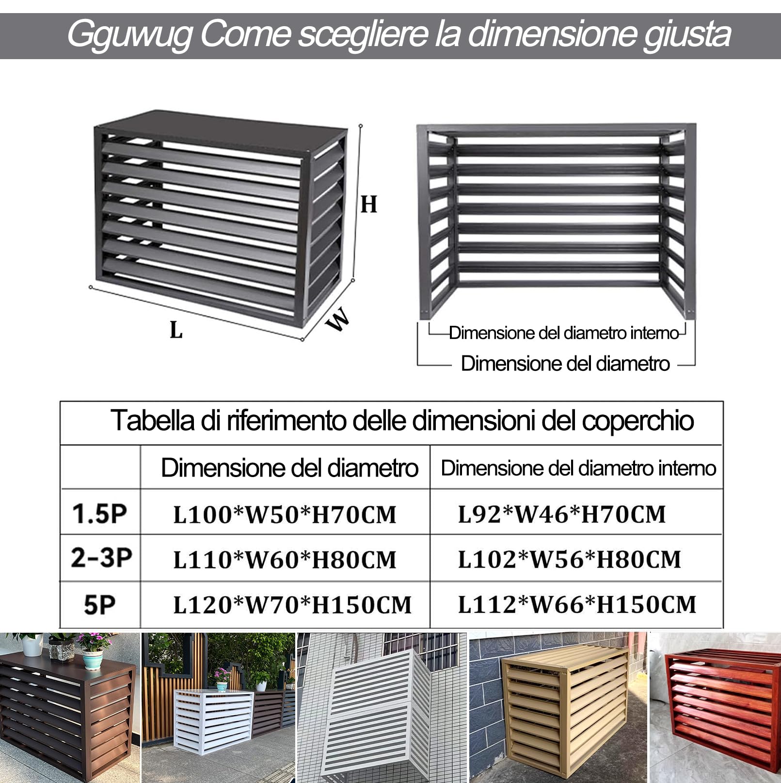 **Durable Aluminum AC Cover - Outdoor Air Conditioner Condenser Protective Mesh Guard for Enhanced Bearing Capacity | Perfect for Home, Office & Commercial Use**