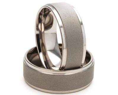 8mm Titanium Wedding Band for Men - Comfort Fit Ring Size 4-17 - Durable & Hypoallergenic Titanium Ring for Everyday Wear, Anniversary, Engagement & Special Occasions