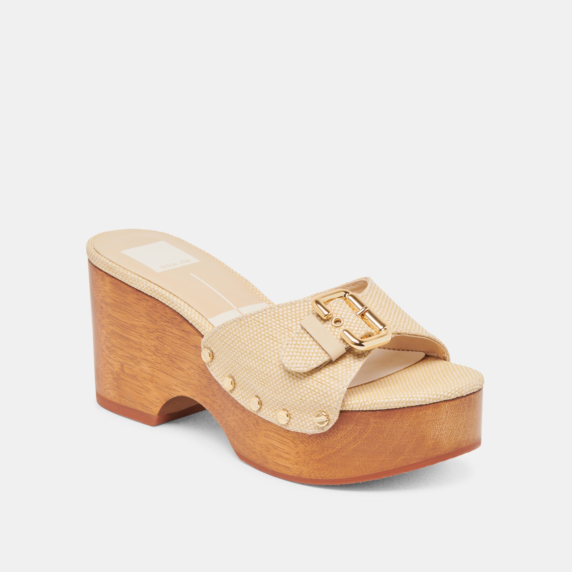 YALAH Women's Natural Raffia High Heels - Comfortable Summer Sandals for Beach, Wedding & Party Wear