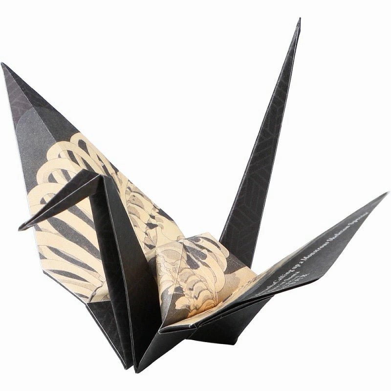 Premium Japanese Ukiyo-e Crane Origami Paper - Authentic Toyo Washi for DIY Crafts, Scrapbooking & Home Decor - Perfect for Gifts, Art Projects & Zen Meditation Spaces