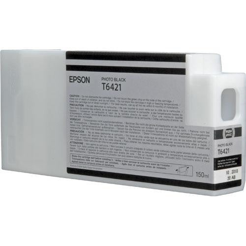 Epson T642100 Ultrachrome HDR Ink Cartridge 150ml - Photo Black for Epson 7900/7890/9890/9900 Printers | High-Quality Photo Printing for Professional Photography & Fine Art Reproduction