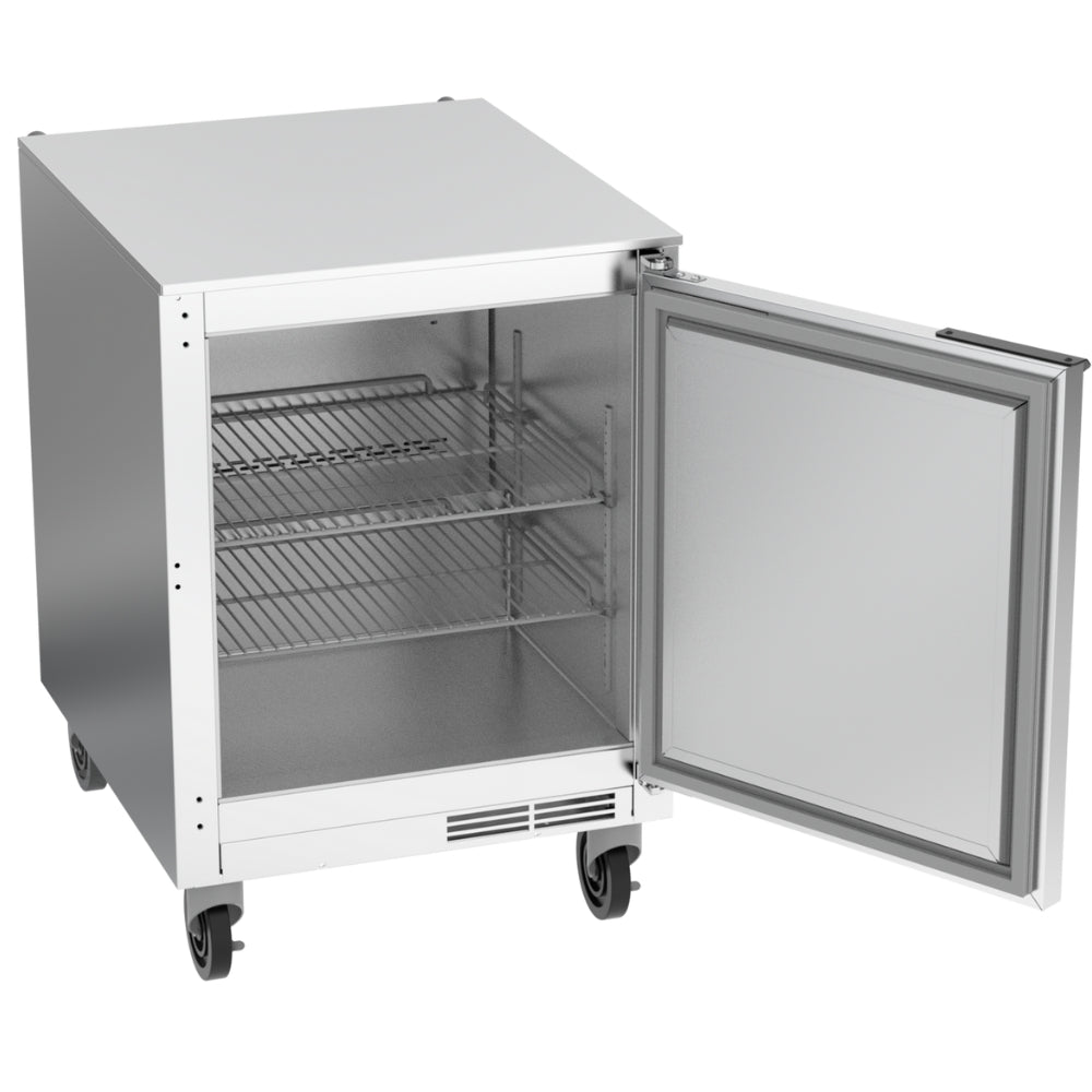Beverage Air 27-Inch Undercounter Freezer - Single Door Commercial Freezer for Restaurants, Bars, and Home Kitchens