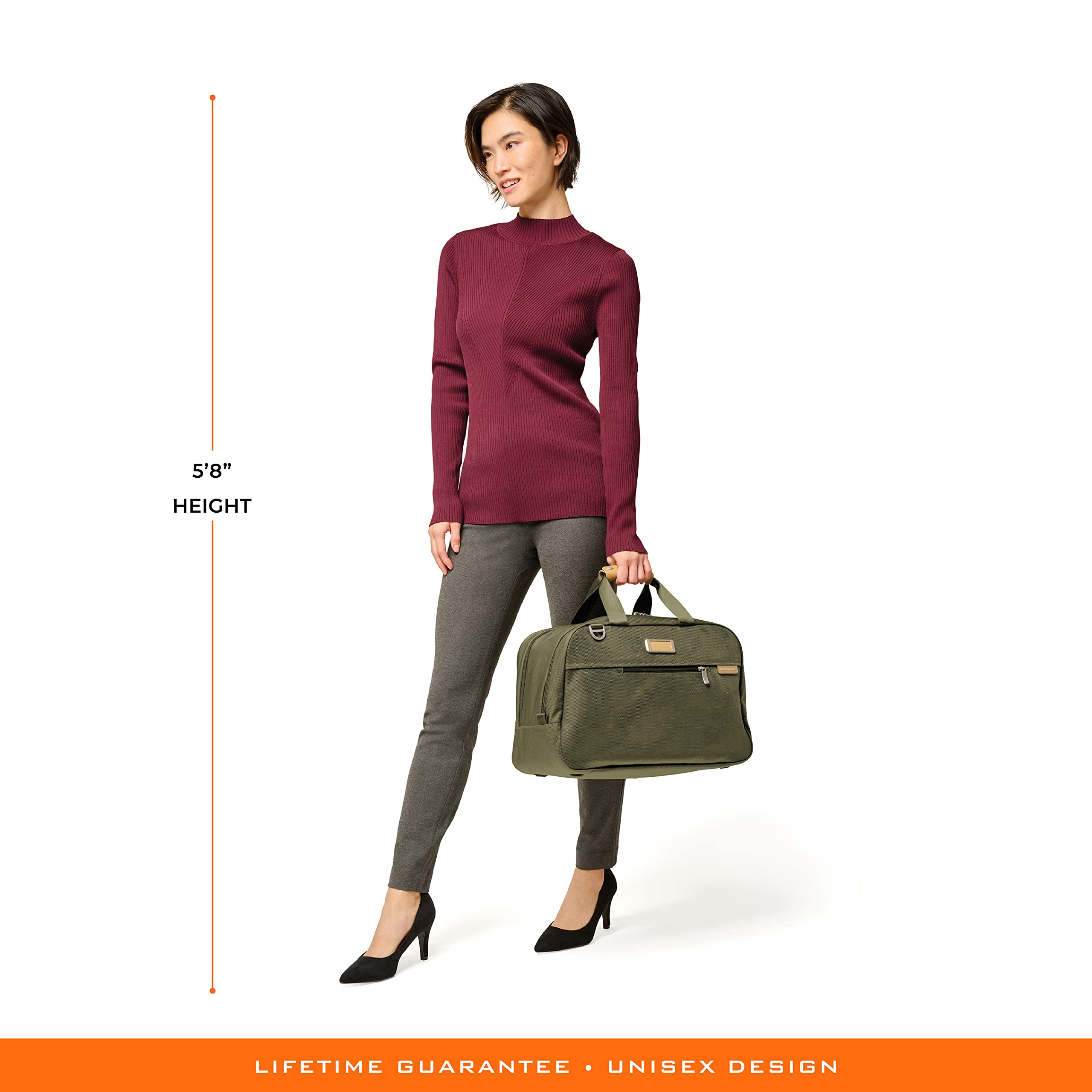 Briggs & Riley Premium Travel Duffel Bag - Water-Resistant Carry-On Luggage for Gym, Work & Weekend Trips - Durable & Spacious Travel Gear for Men & Women