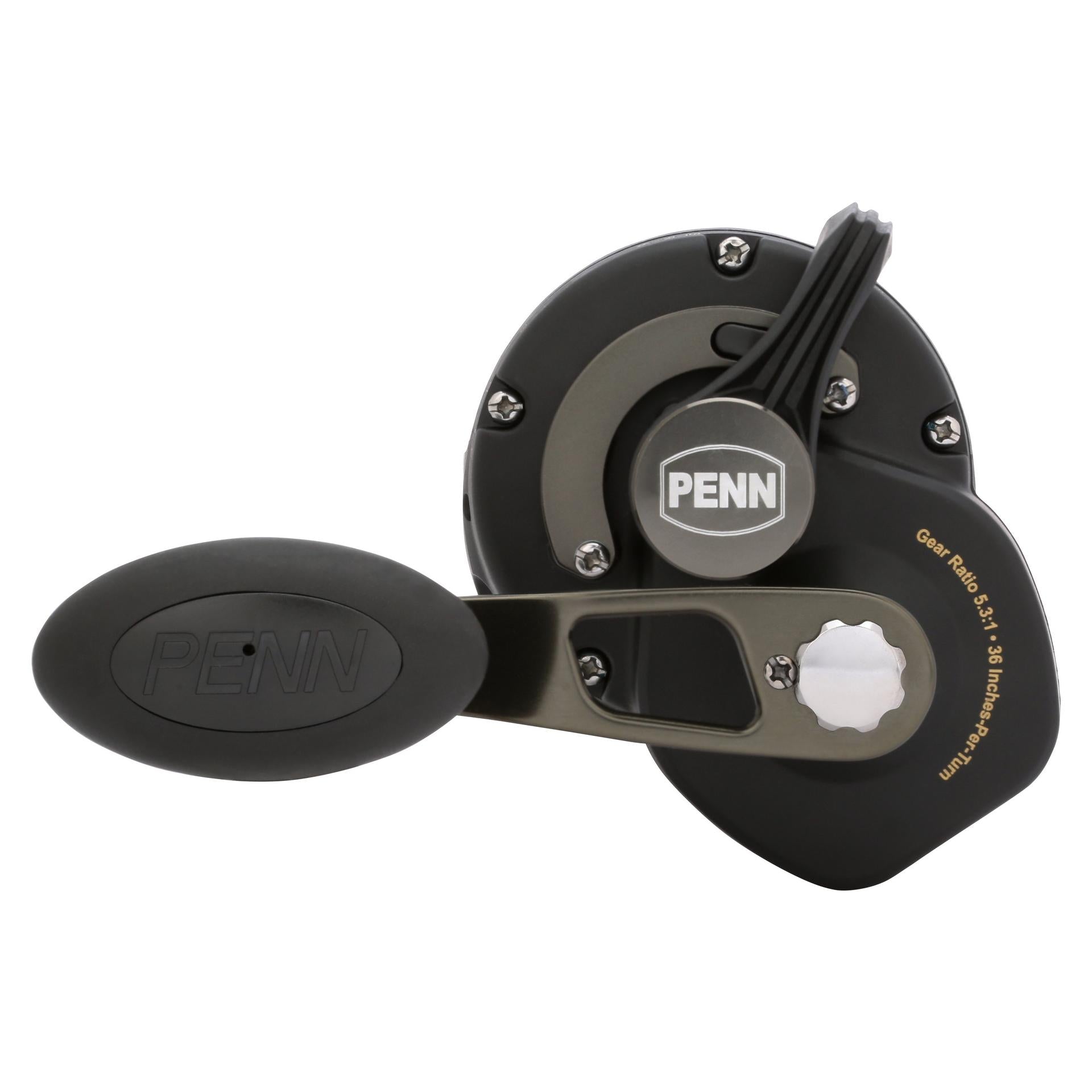 Squall® II Lever Drag Conventional Reel - High Performance Saltwater Fishing Reel for Offshore & Deep Sea Fishing | Durable & Smooth Drag System | Perfect for Trolling, Bottom Fishing & Big Game Fishing