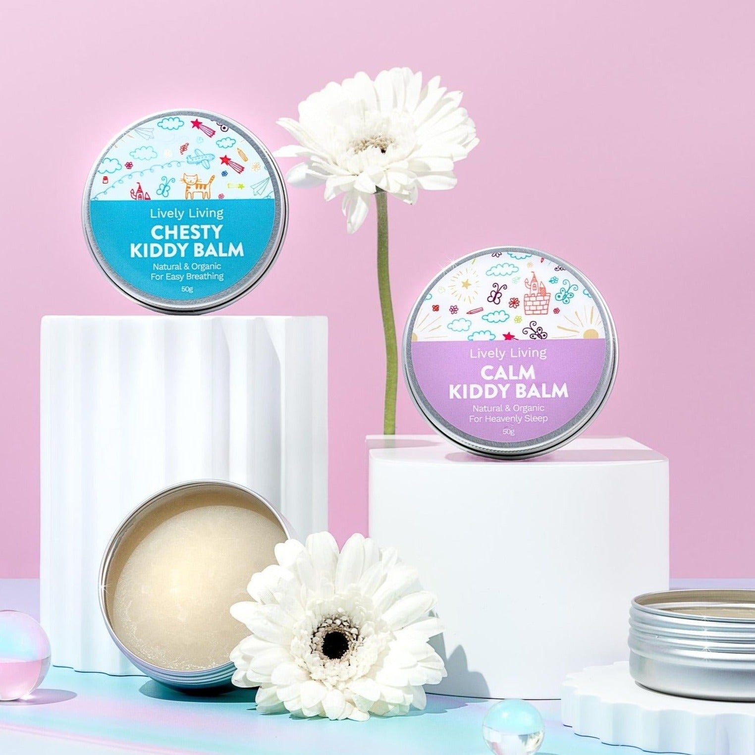 Calm Kiddy Balm - Soothing & Natural Baby Skin Care for Eczema, Rashes & Dryness | Perfect for Daily Use & Bedtime Routine