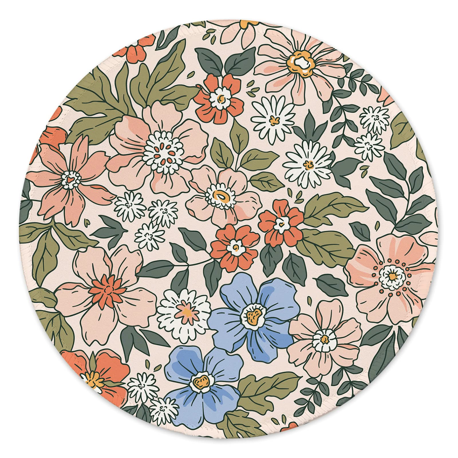 Premium Round Gaming Mouse Pad - 7.9