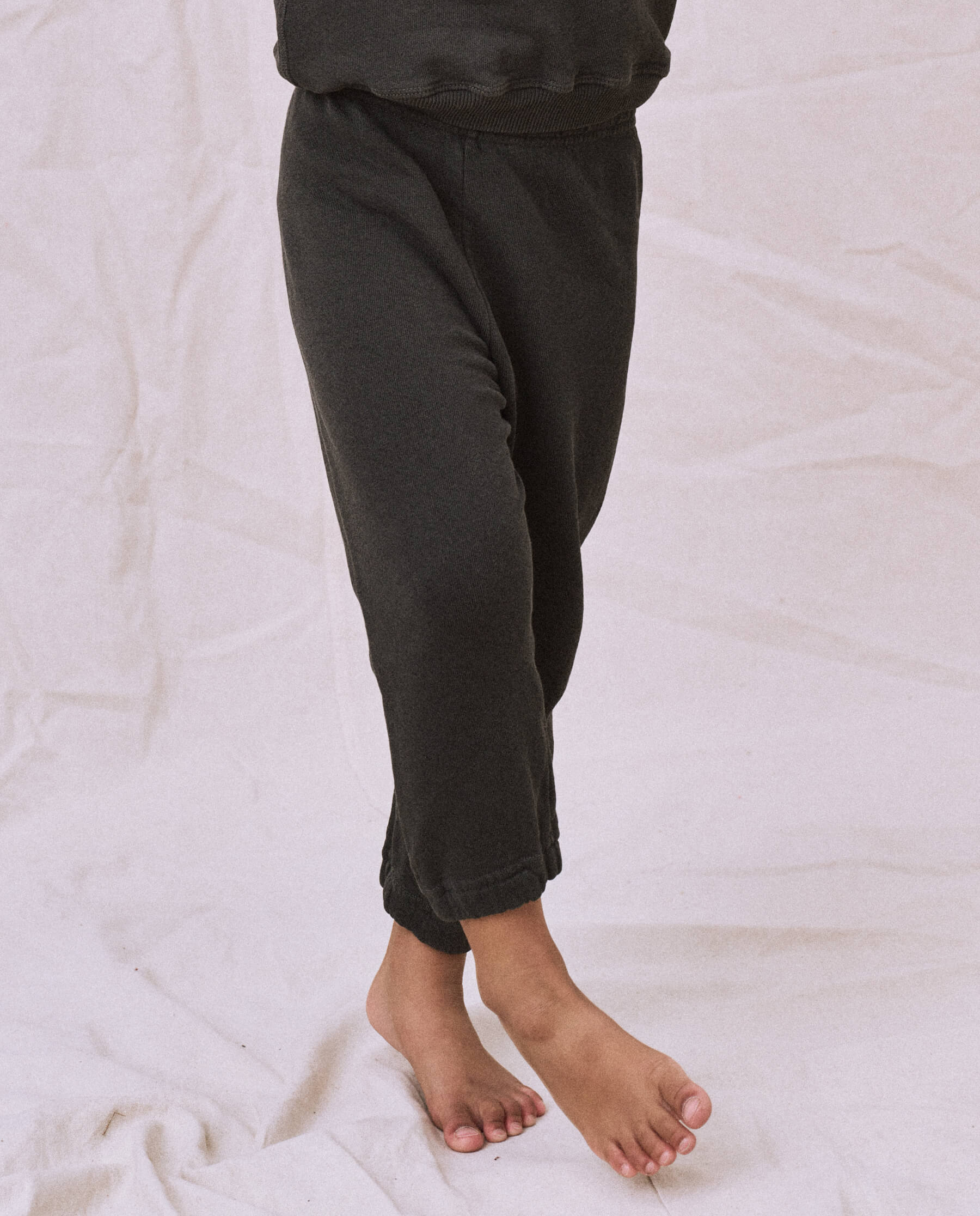 The Little Stadium Sweatpant - Premium Washed Black Joggers for Women | Comfortable Lounge Pants for Home, Yoga & Casual Wear