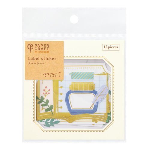 Midori DESIGNPHIL Premium Label Stickers for Organizing, Scrapbooking & DIY Projects - Waterproof & Durable for Home, Office & School Use