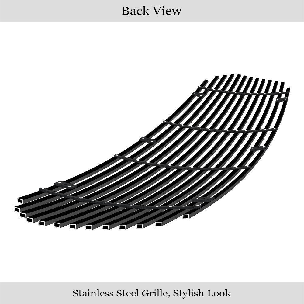 APS Black Stainless Steel Upper Billet Grille for Dodge Durango 2014-2017 - Premium Replacement Grille for Enhanced Style & Protection (Perfect for Off-Roading & Custom Car Upgrades)