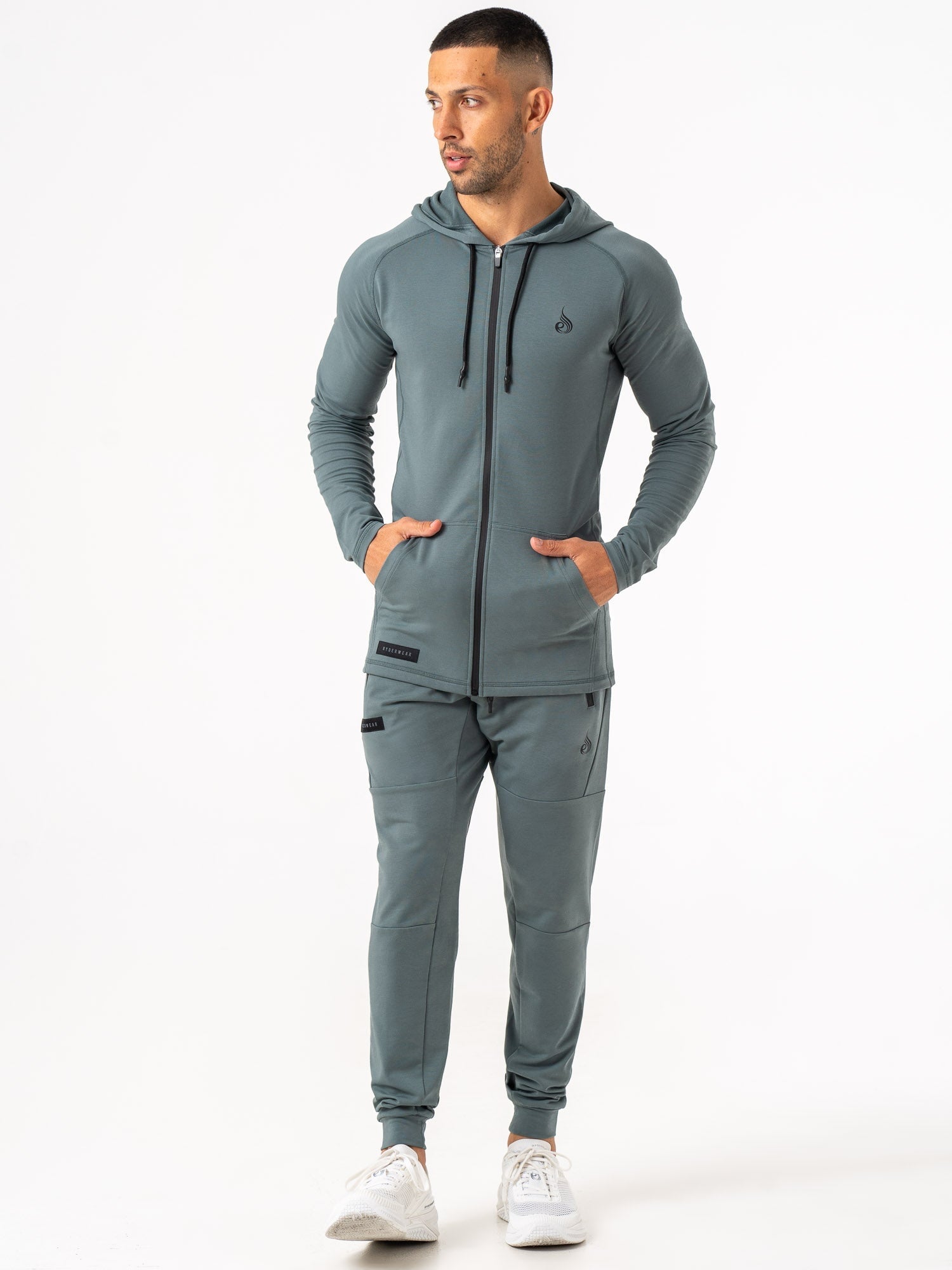 Endurance Zip Up Jacket for Men & Women | Lightweight Water-Resistant Outdoor Jacket in Fern Green | Perfect for Hiking, Running & Casual Wear