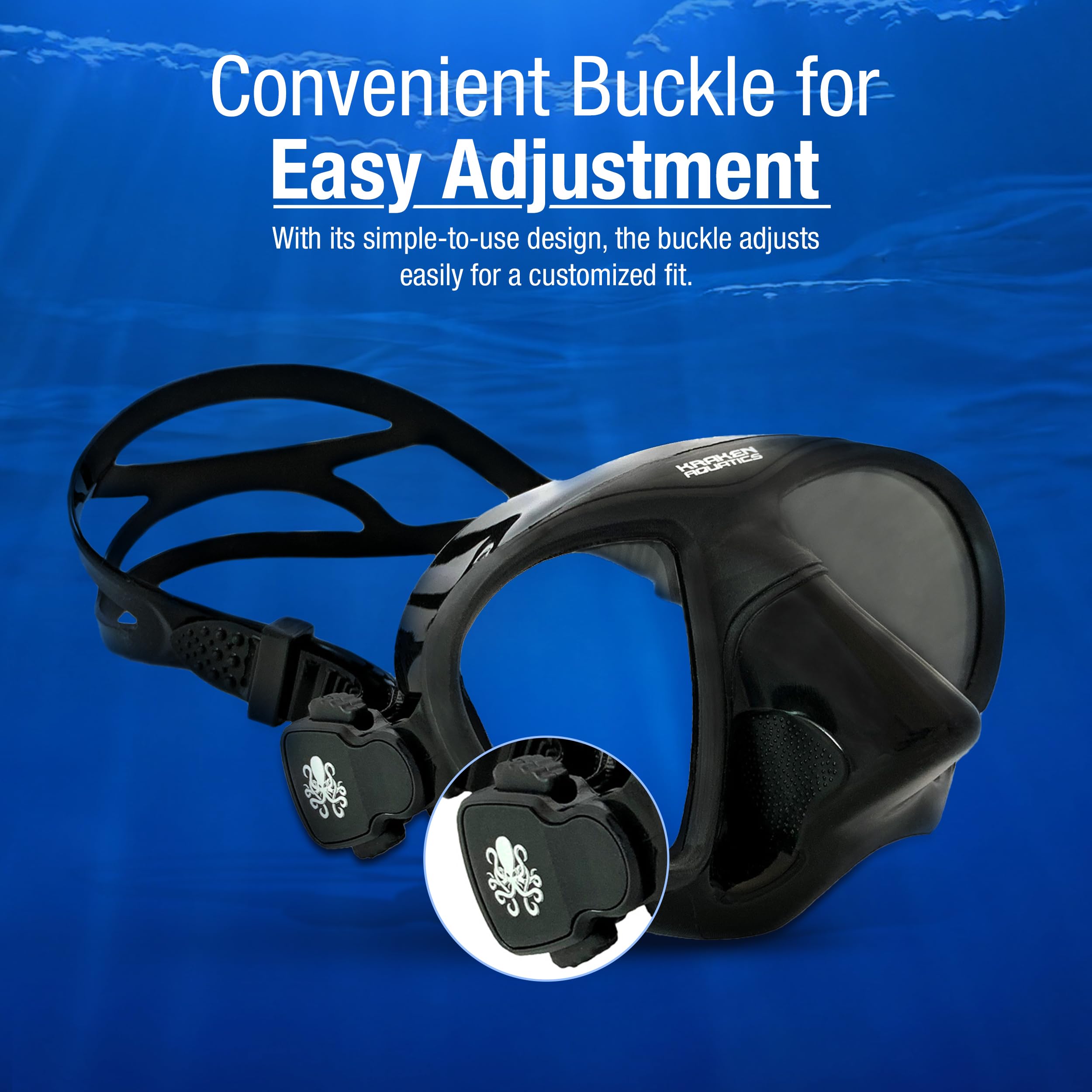 Premium Freediving Mask - Low Volume Scuba Diving Mask for Spearfishing & Snorkeling | Comfortable Adult Fit with Anti-Fog Lens | Includes Storage Case | Perfect for Ocean Adventures, Underwater Photography & Marine Exploration