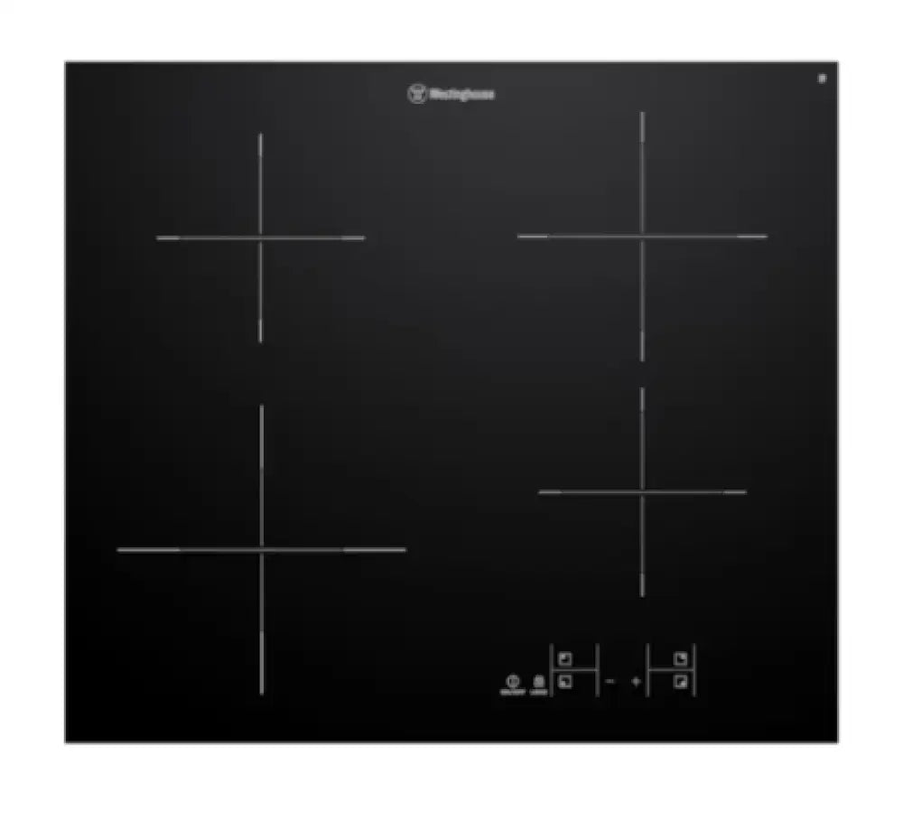 Westinghouse WHI641BCA 60cm 4 Zone Induction Cooktop - Fast Heating Electric Stove with Touch Control for Home Kitchen Cooking, Perfect for Boiling, Frying & Simmering