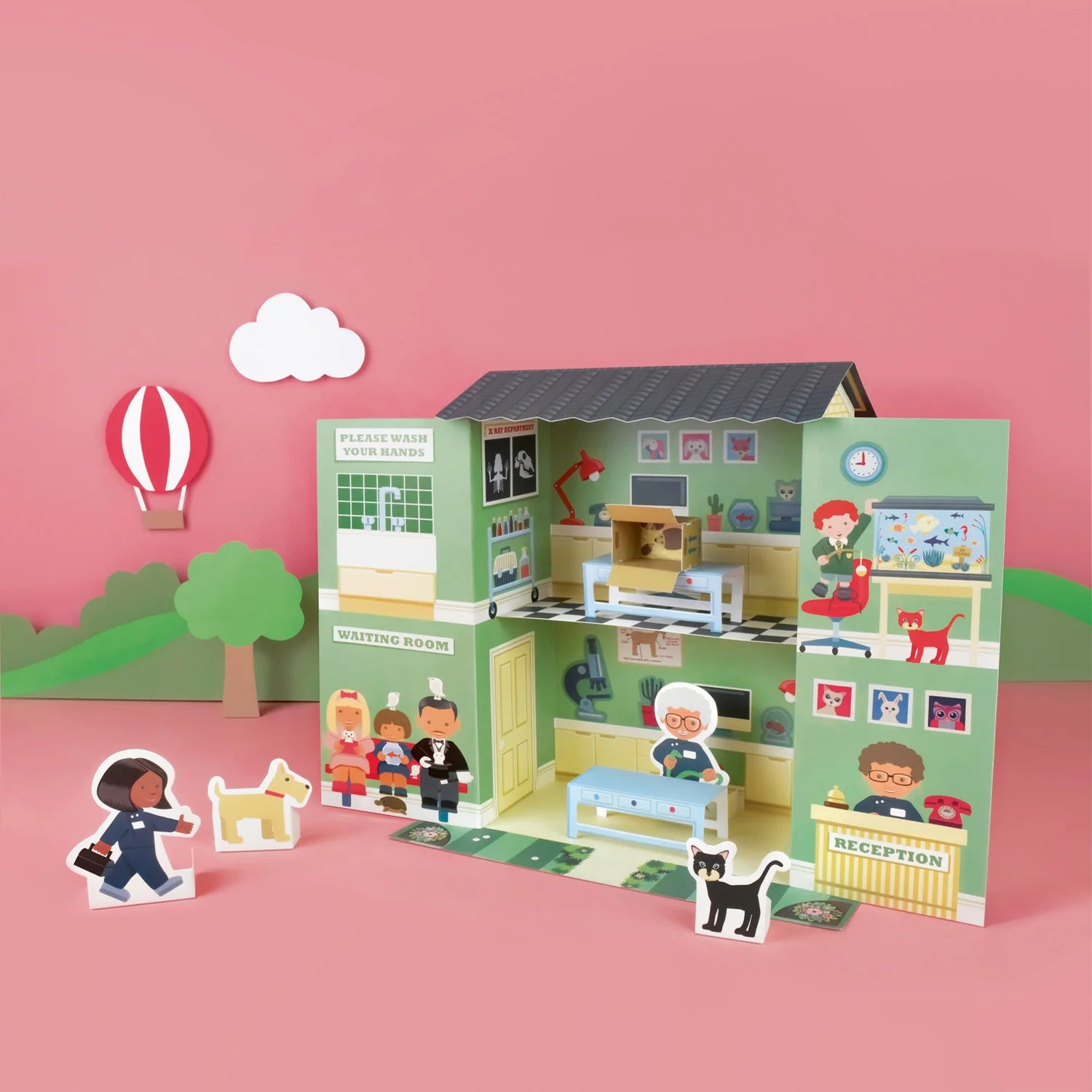 Build Your Own Pet Hospital Toy Set - DIY Animal Vet Clinic Playset for Kids - Perfect for Pretend Play & Educational Fun