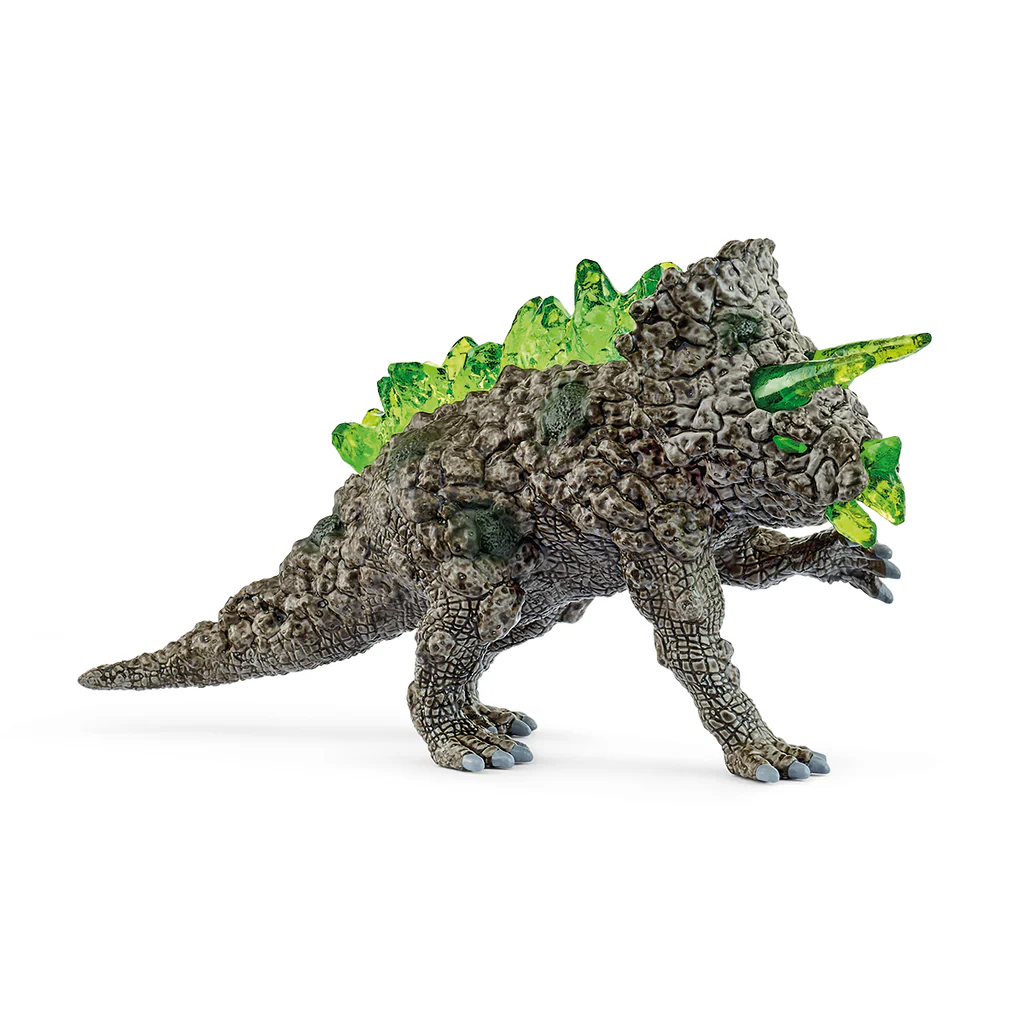 Authentic Stone Triceratops Dinosaur Statue - Handcrafted Home Decor for Living Room, Office & Garden | Perfect Gift for Dinosaur Lovers & Collectors