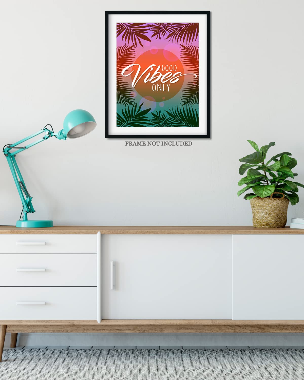 Inspirational Wall Art Prints - Positive Affirmations Decor for Bedroom, Teen Girls Room & Office Desk - 11x14 Unframed Beachy Wall Decor - Perfect for Home, Dorm & Workspace Motivation