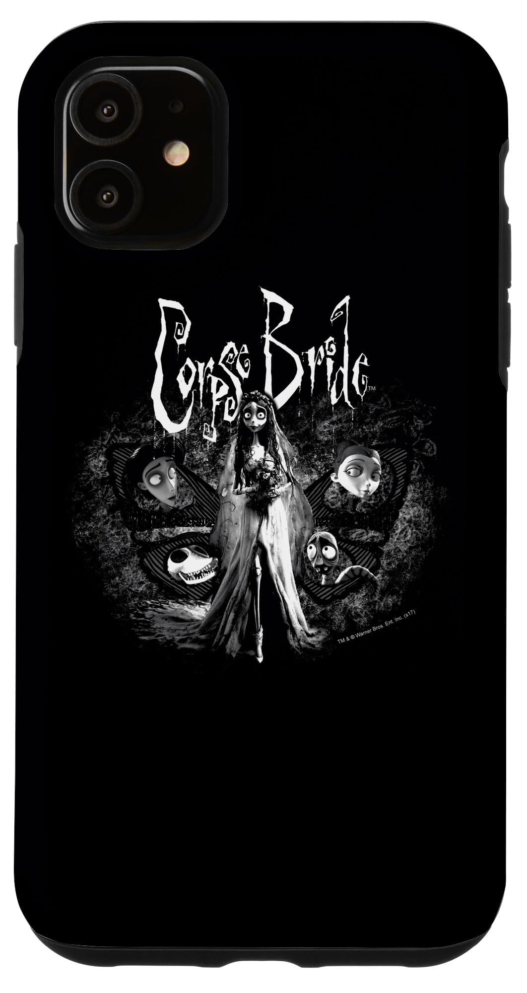iPhone 11 Case - Corpse Bride Inspired Phone Cover for Women, Bride-to-Be Gift, Halloween Accessory - Perfect for Weddings, Bachelorette Parties & Gothic Fashion Lovers