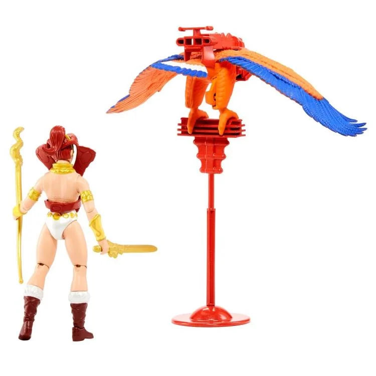 Masters of the Universe Origins Teela and Zoar Exclusive 2-Pack Action Figure Set - Collectible He-Man Toy for Display & Play | Perfect for Fans, Gift Giving & Nostalgic Collections