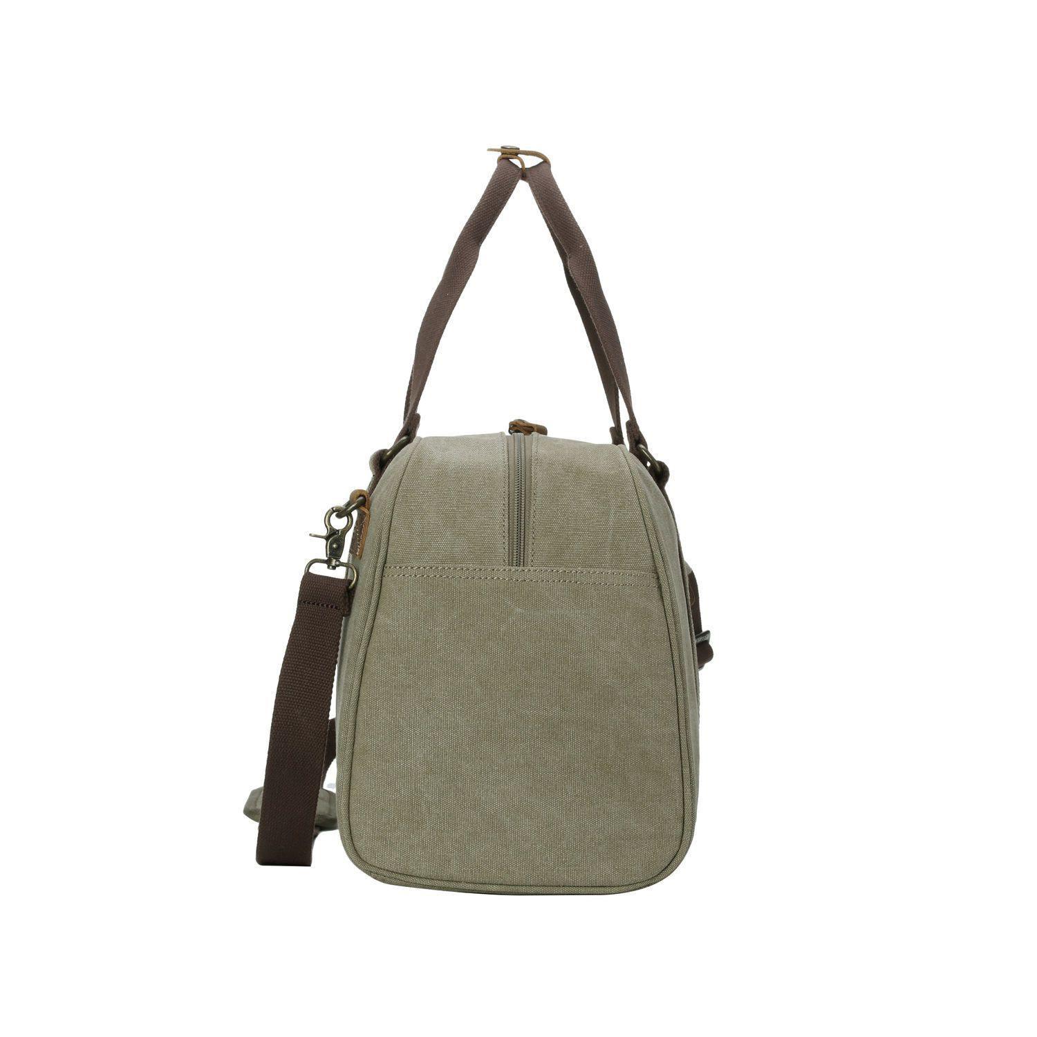 TRP0389 Troop London Classic Canvas Travel Duffel Bag - Large Waterproof Holdall for Men & Women | Perfect for Gym, Weekend Trips & Air Travel
