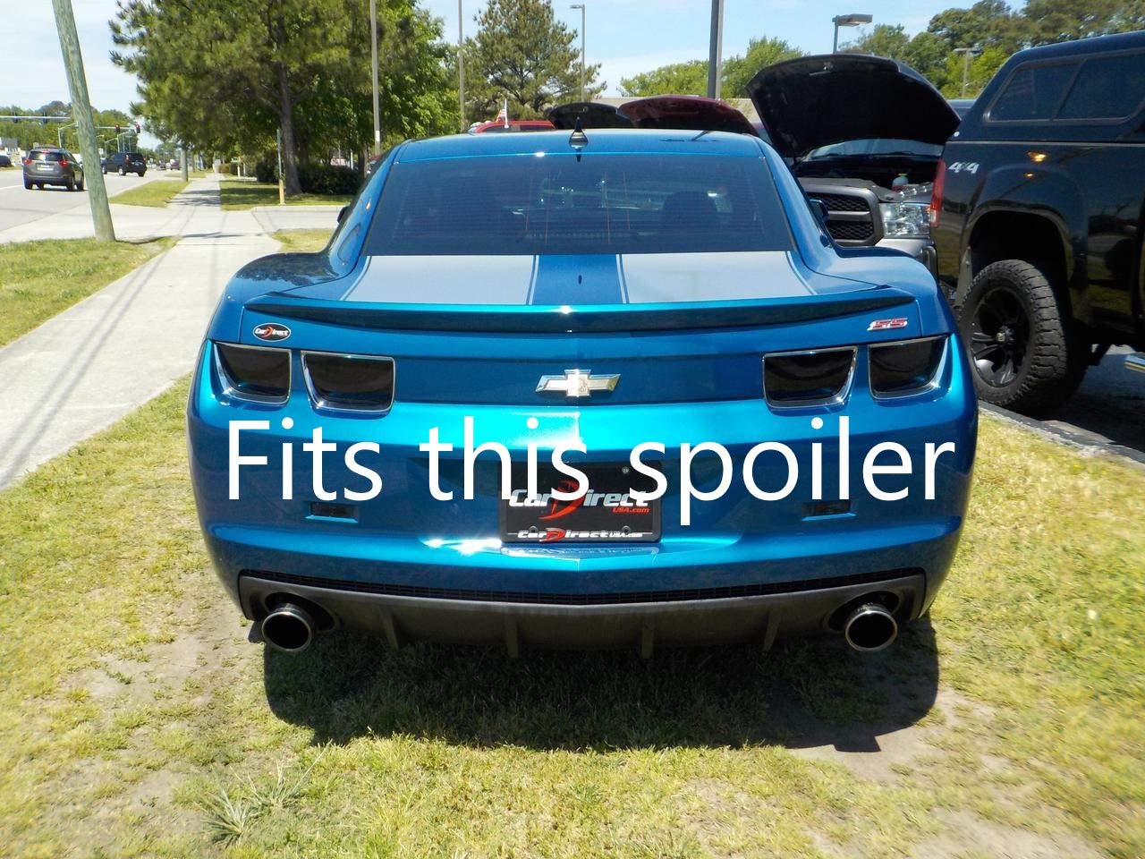 2010-2013 Camaro 5th Gen Hardcore Tall Wicker Bill Spoiler - High Performance Rear Wing - Made in USA - Perfect for Racing & Car Shows