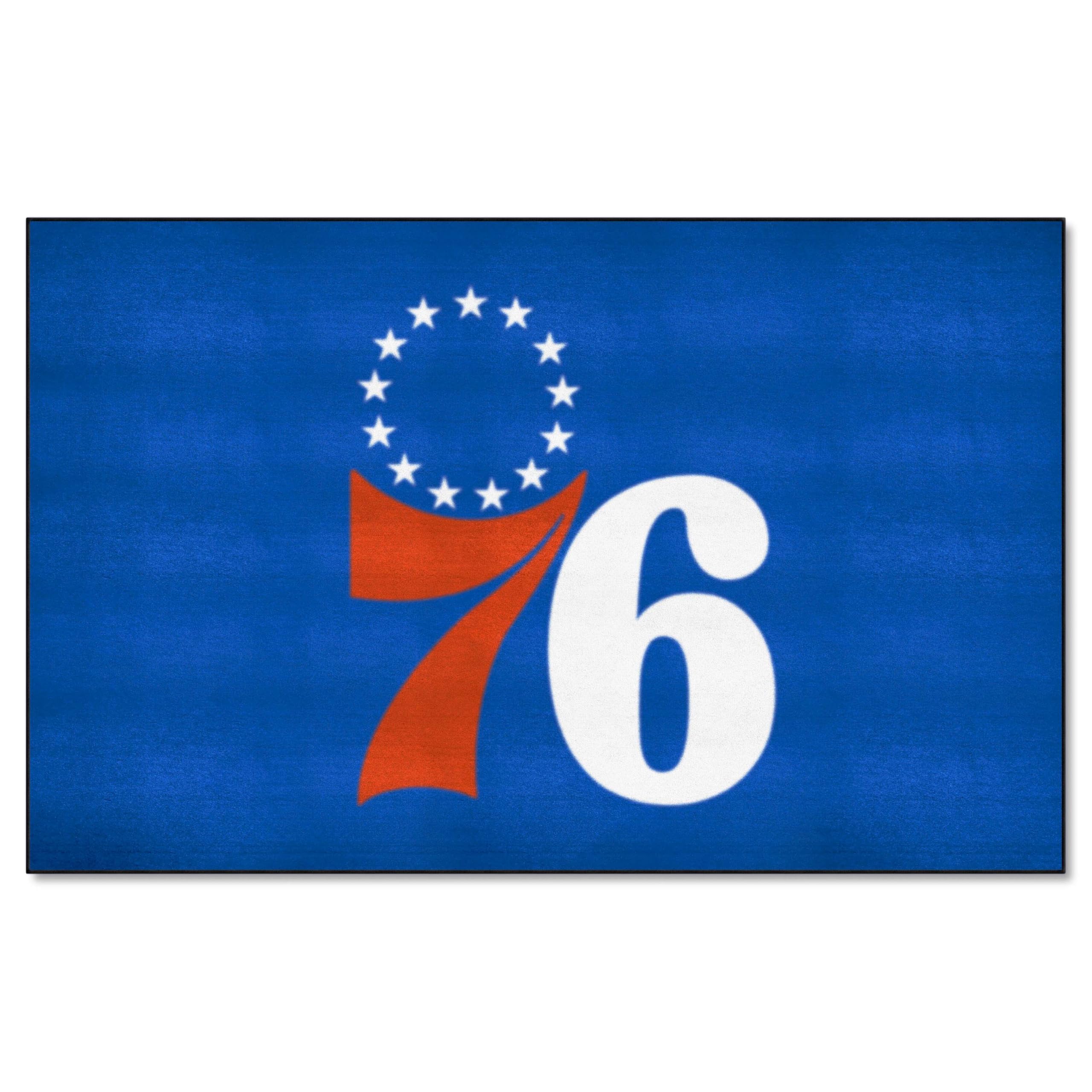 FANMATS Philadelphia 76ers Ulti-Mat 5ft x 8ft NBA Team Rug - Sports Fan Area Rug, Home Decor Carpet & Tailgating Mat for Living Room, Game Room & Outdoor Events
