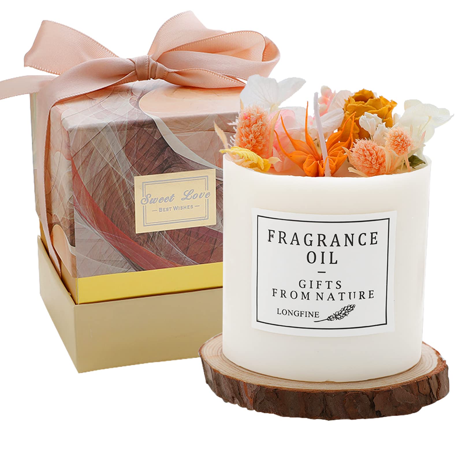 Lavender Scented Candles for Home - Aromatherapy Stress Relief Gifts for Women, Mothers Day Present, Relaxing Bathroom Decor | Perfect for Meditation, Spa Nights & Romantic Ambiance
