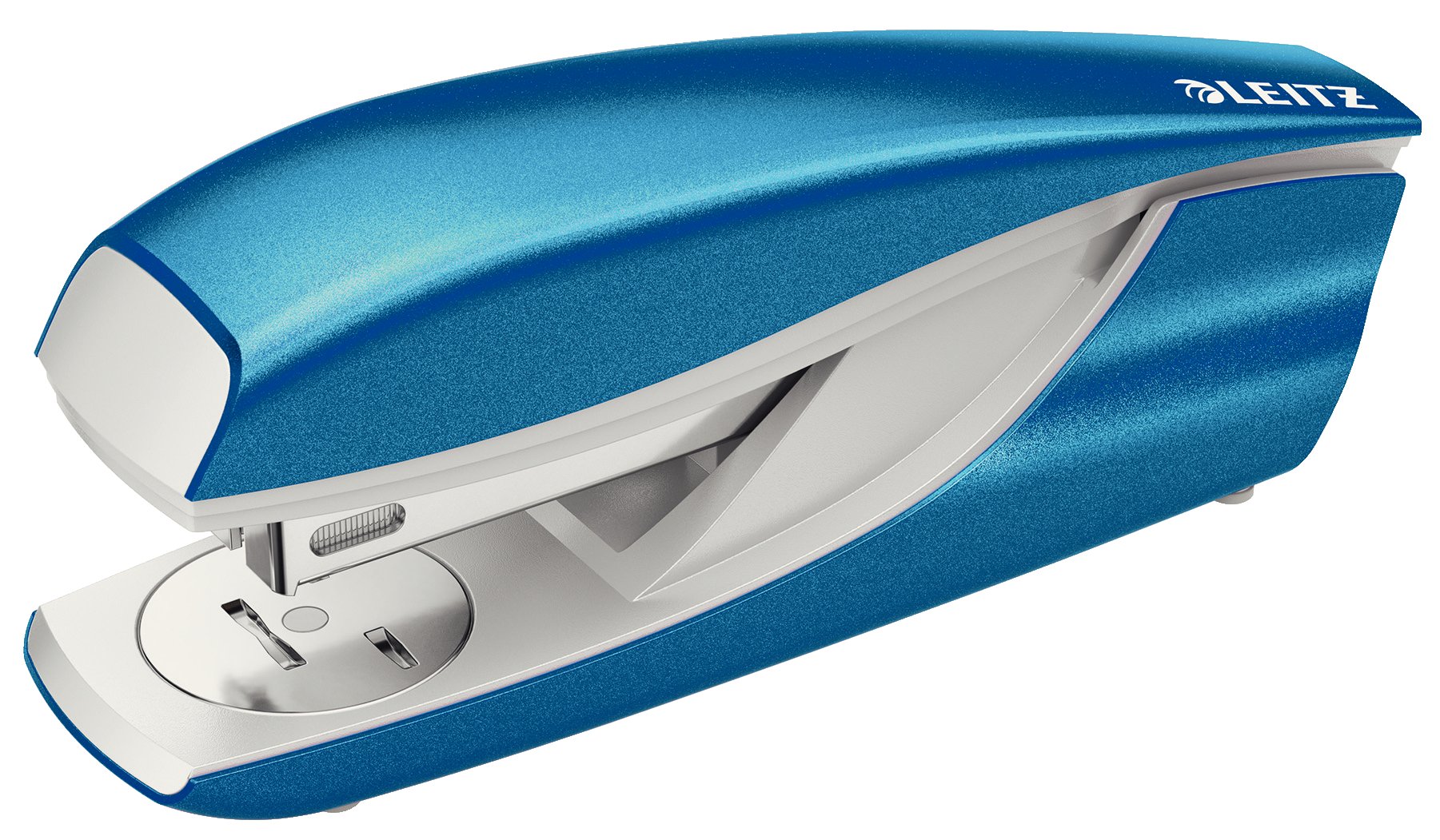 Leitz 55022036 NeXXT Series Wow Metal 30 Sheet Heavy Duty Office Stapler - Blue | Perfect for Home, Office & School Paperwork Organization