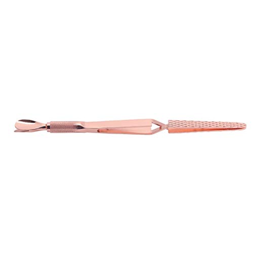 Stainless Steel Nail Shaping Clip & Glue Removal Clamp - 3 Colors (Rose Gold, Silver, Black) Professional Nail Art Tool for Home Salon | Perfect for DIY Manicures, Acrylic Nail Extensions & Nail Art Designs