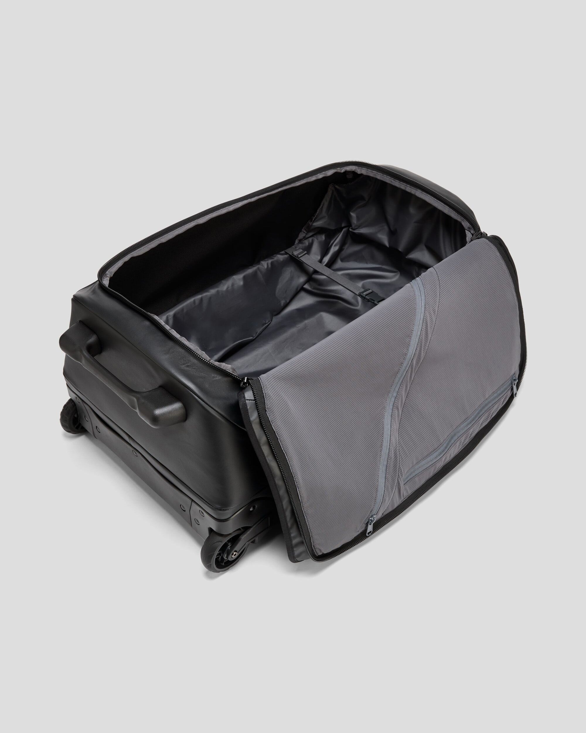 Indus Roller 70L Black Stingray Waterproof Travel Backpack - Perfect for Hiking, Camping & Outdoor Adventures