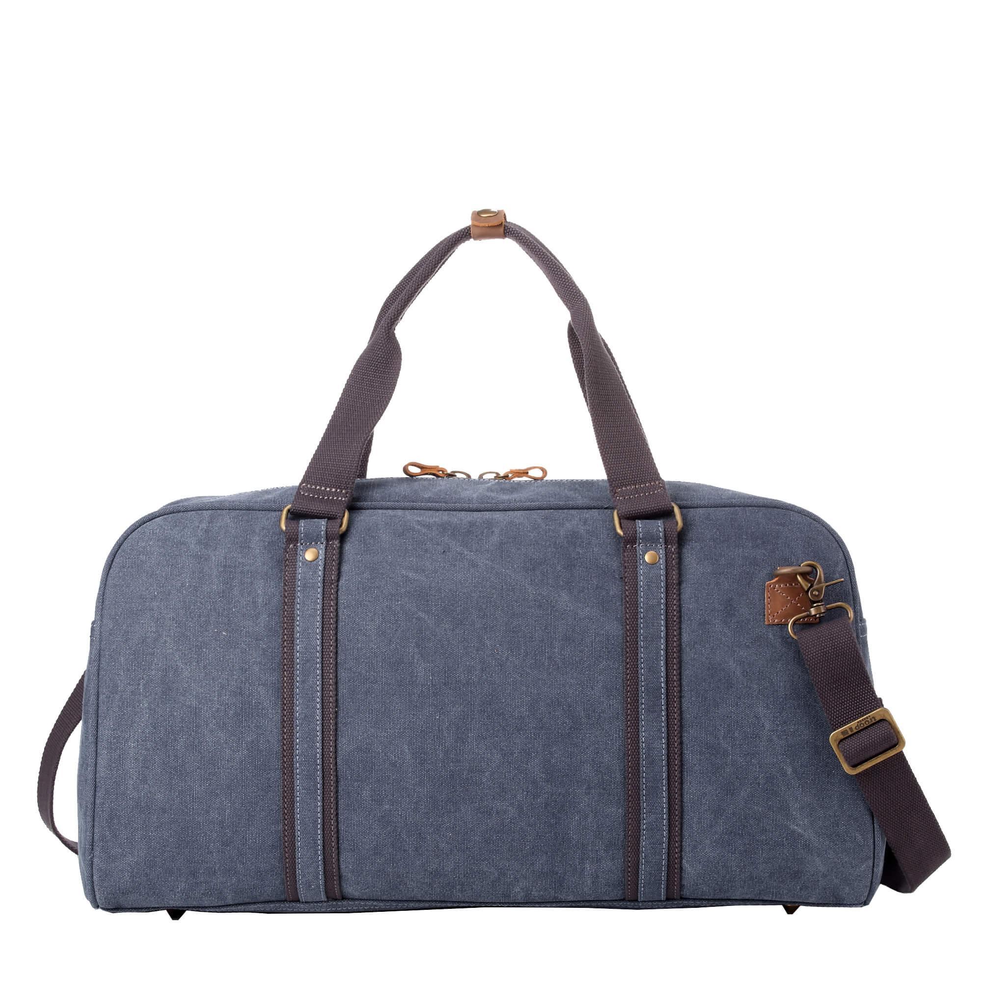 TRP0389 Troop London Classic Canvas Travel Duffel Bag - Large Waterproof Holdall for Gym, Weekend Getaways & Air Travel | Durable Carry-On Luggage for Men & Women
