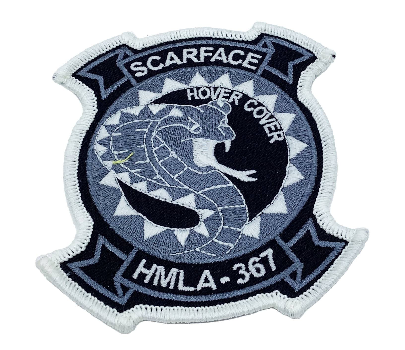 Scarface Glow in The Dark Patch - Hook and Loop Fastener for Tactical Gear, Cosplay & DIY Projects - Perfect for Jackets, Bags & Costumes