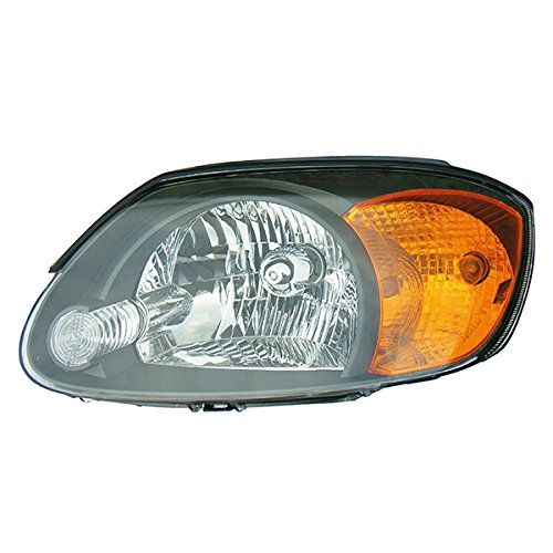 2003-2006 Hyundai Accent Driver Side Left Headlight Assembly Replacement - Perfect for Night Driving & Road Safety