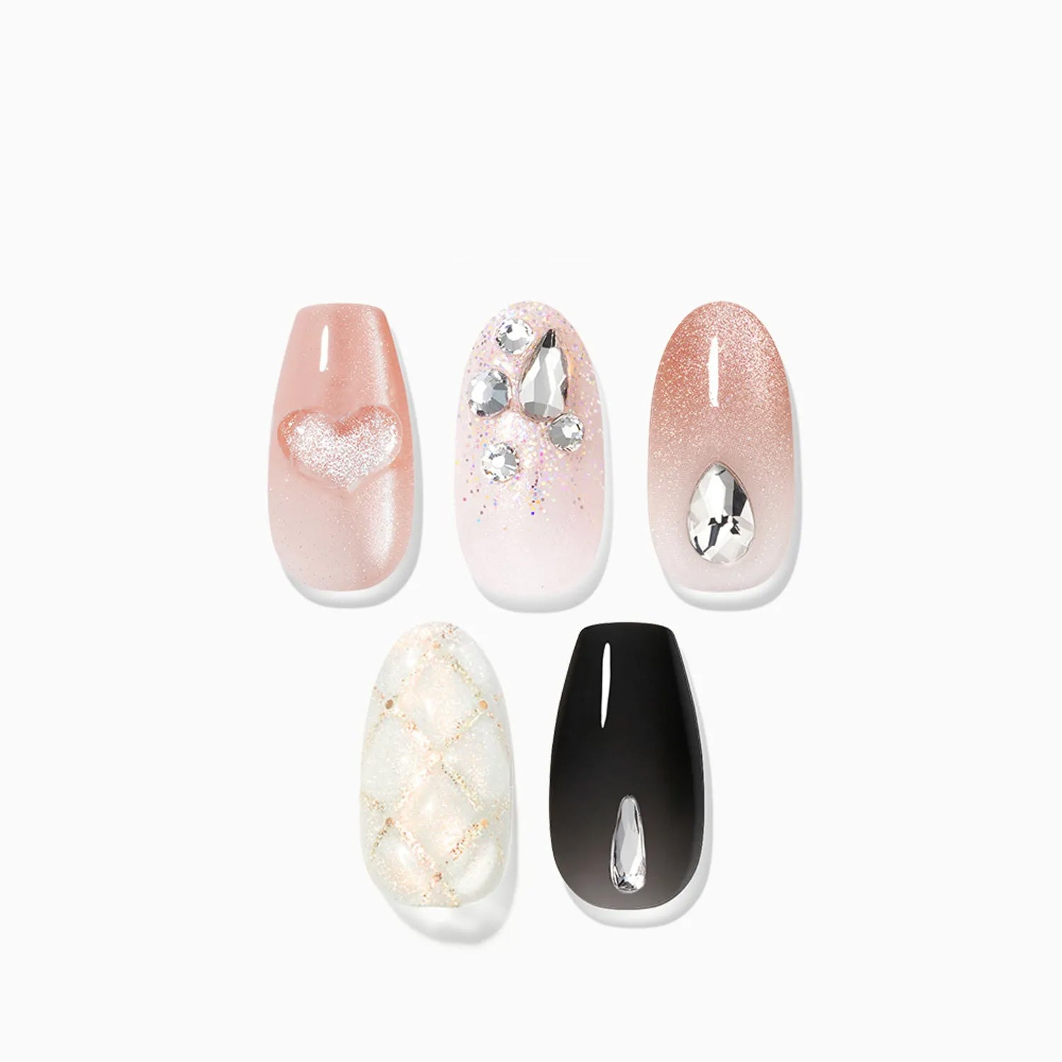 Dashing Diva Magic Press Premium Manicure Nails - Easy DIY Press On Nails Kit for Women, Salon Quality Fake Nails with Glue - Perfect for Parties, Weddings, and Special Occasions