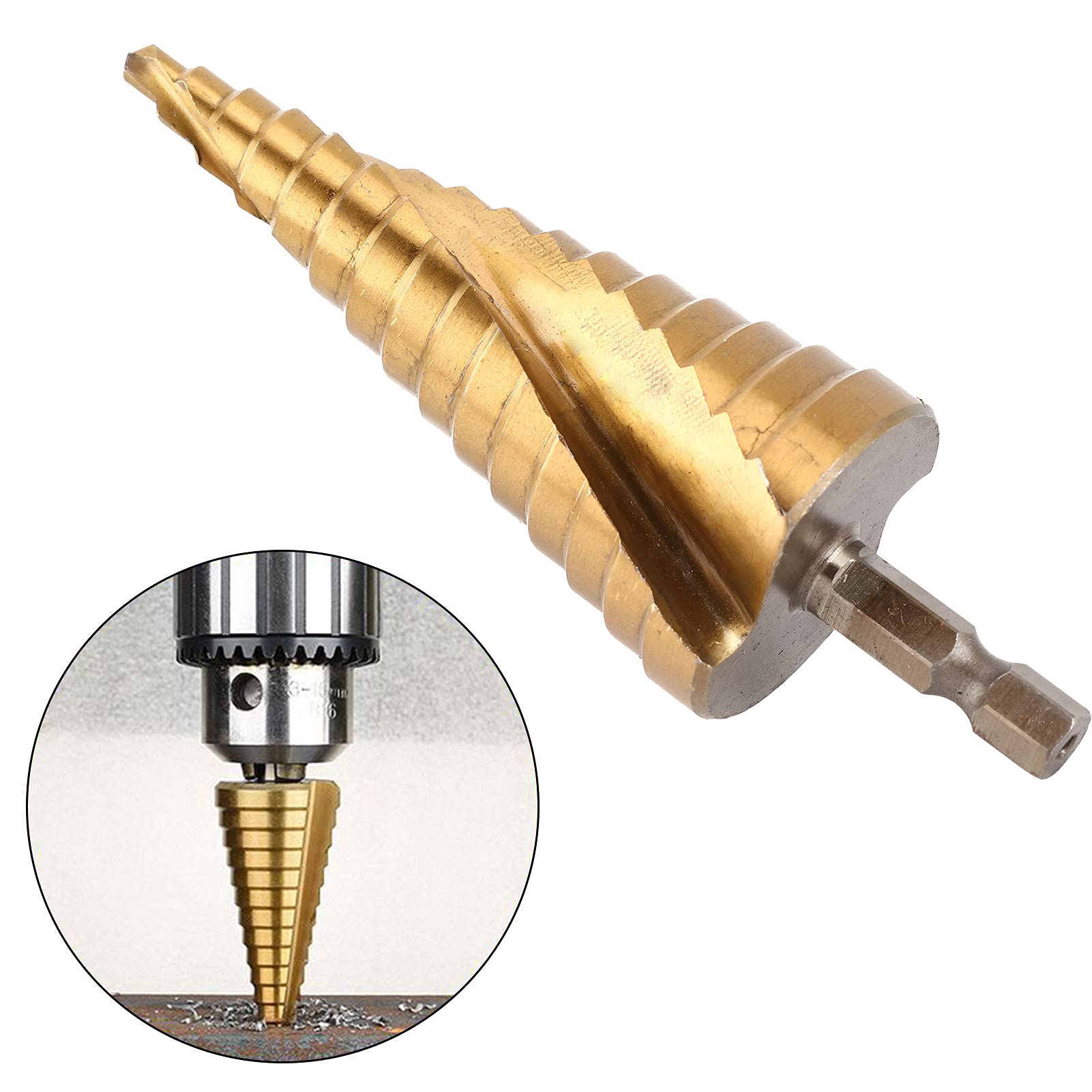 X-Shaped Step Drill Bit Set - High Speed Steel Multi-Purpose Drill Bits for Metal, Wood, Stainless Steel & Plastic (4mm-20mm) | Professional Tool for DIY Projects, Home Repairs & Metalworking