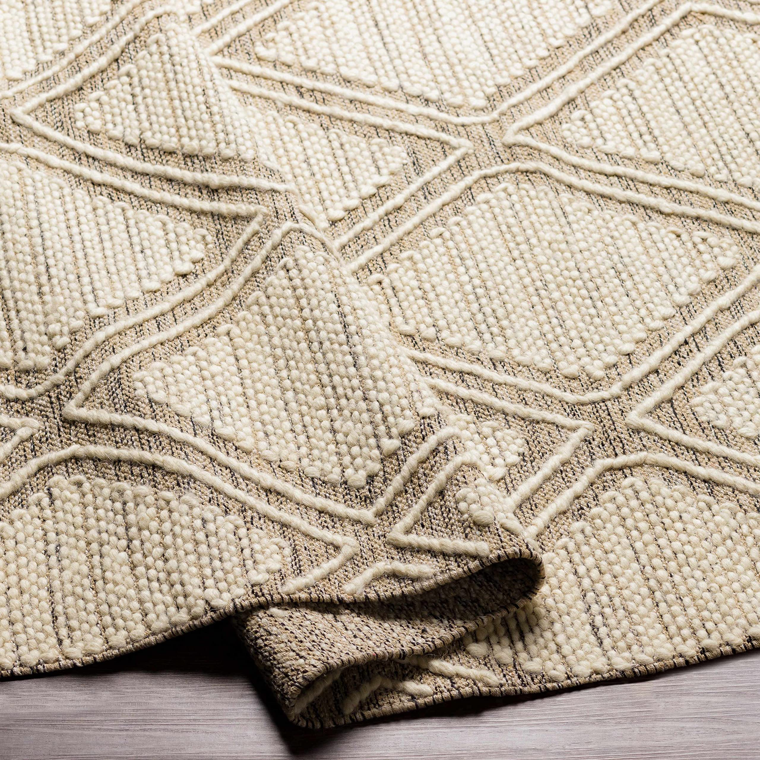 Bohemian Transitional Hauteloom Walstonburg Area Rug 2' x 3' - Taupe, Black & Cream - Perfect for Living Room & Bedroom Decor - Soft & Stylish Home Accent Rug for Cozy Spaces