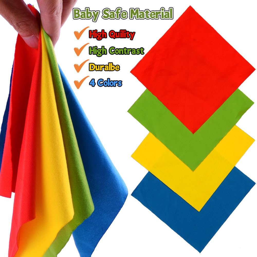 Easter Sensory Toys for Babies 6-12 Months | Montessori Soft Stuffed High Contrast Crinkle Learning Toys | Easter Basket Stuffers & Baby Gifts | Perfect for Early Development & Holiday Celebrations