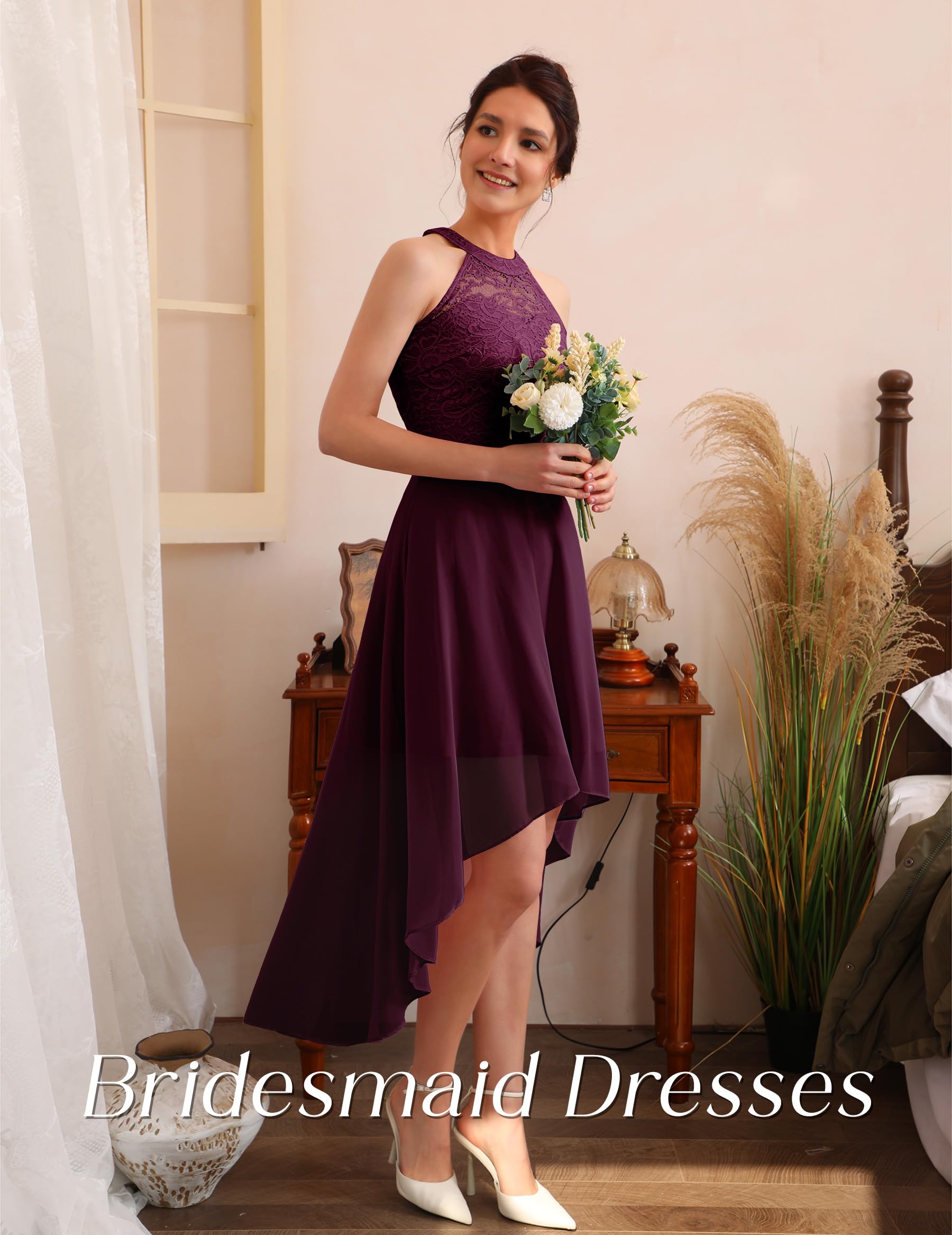 Wedtrend Women's Floral Lace Cocktail Dress - Elegant Swing Bridesmaid & Prom Dress for Teens 2024 | Perfect for Weddings, Parties & Special Occasions