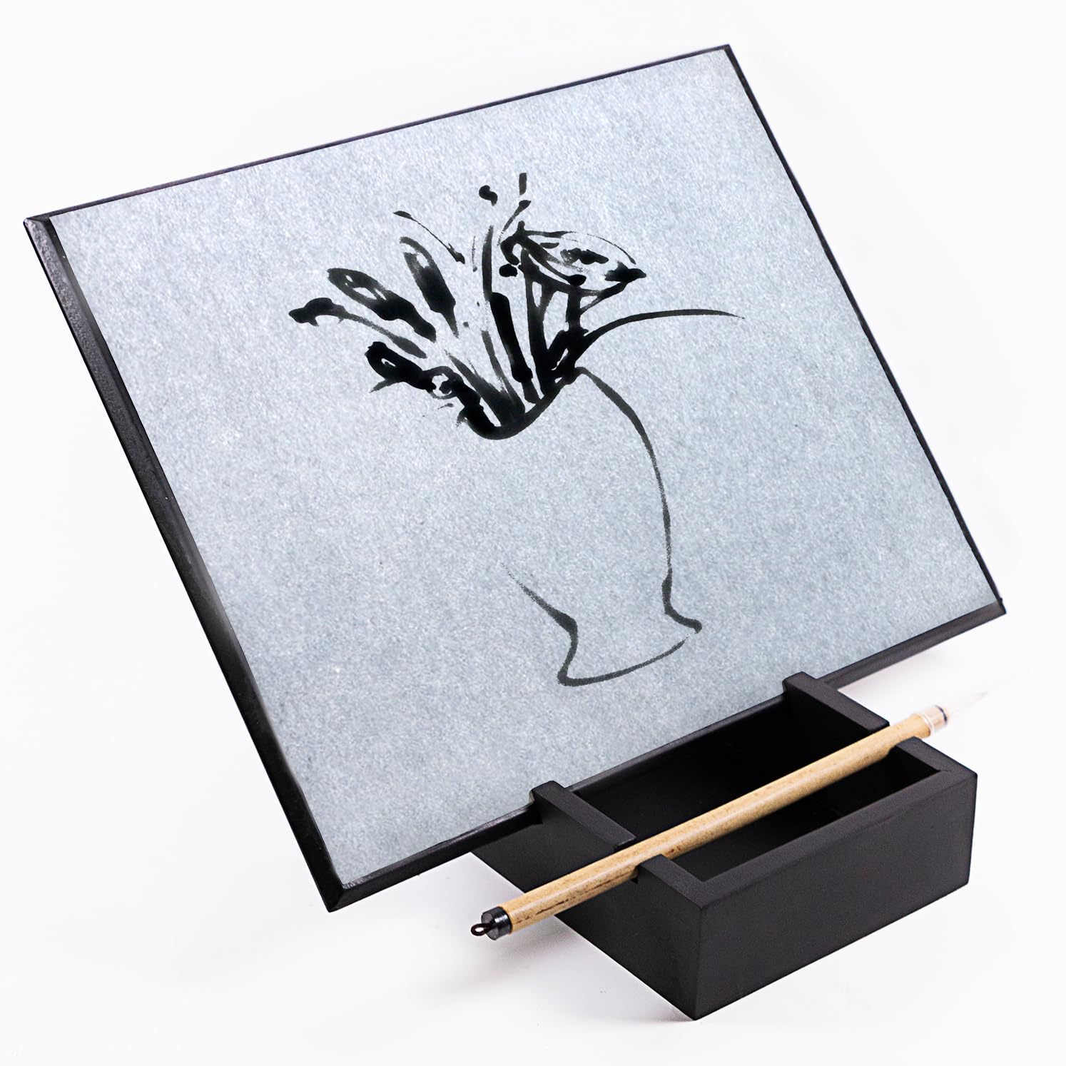 Buddha Drawing Board for Meditation & Relaxation - Zen Art Water Painting Board for Stress Relief, Office & Home Decor - Perfect Gift for Men & Women (Birthday, Valentine's Day) - Use for Mindfulness Practice, Yoga Spaces & Mental Wellness