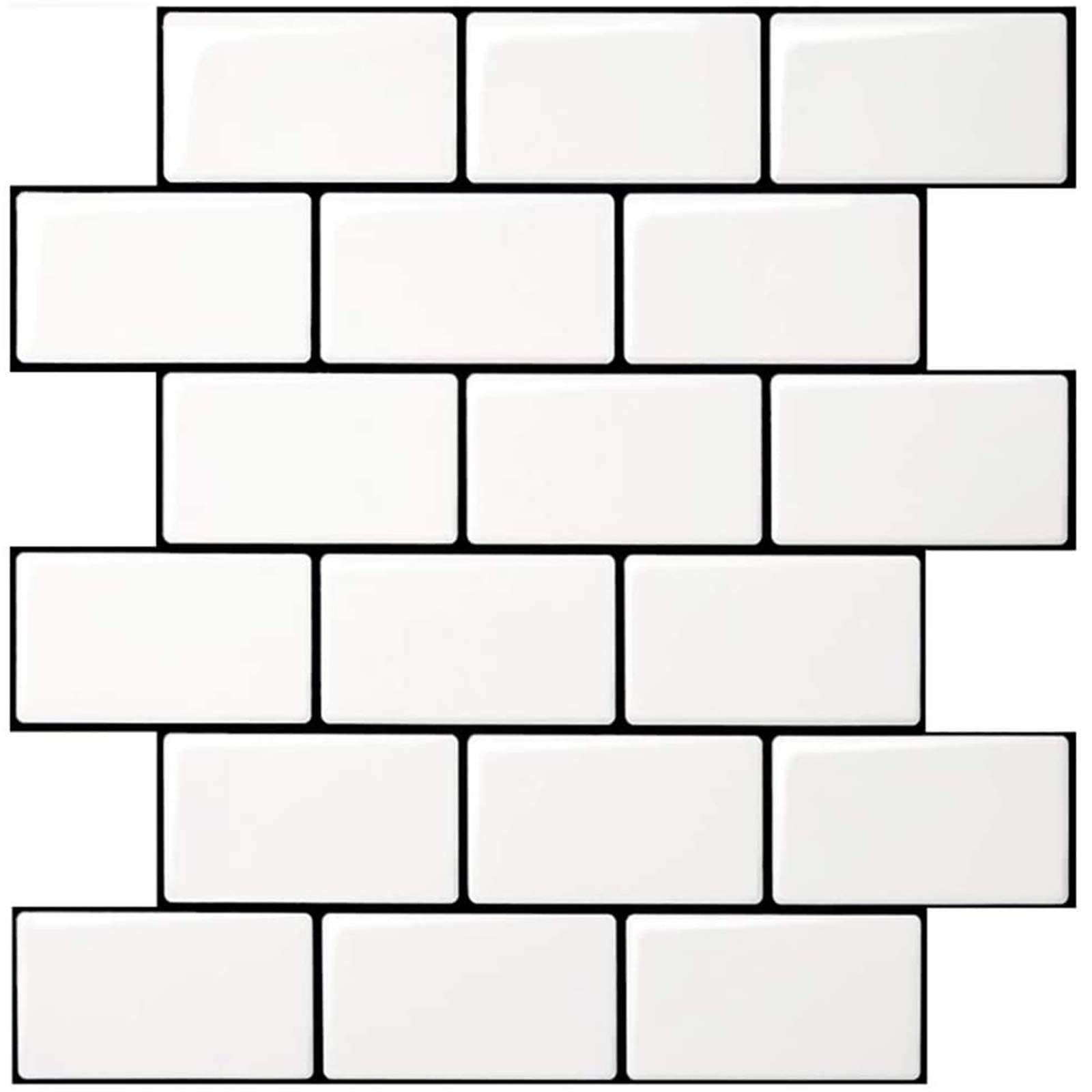 Art3d Peel and Stick Tile Backsplash Kit with Smoothing Tool - Easy DIY Kitchen & Bathroom Wall Decor for Home Renovation