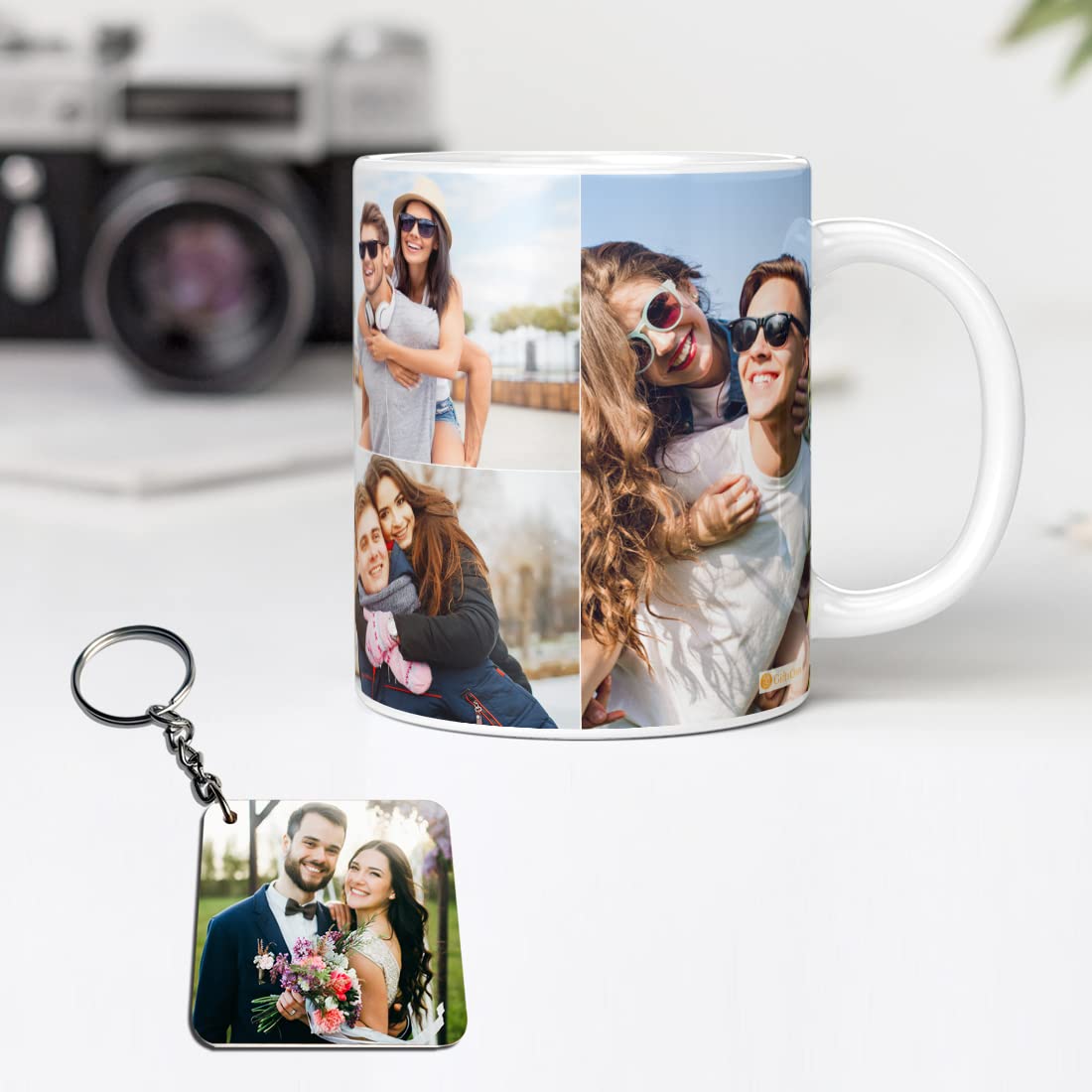 Personalized Custom Photo Quote Name Wish White Mug - 325ml Ceramic Coffee Cup for Valentine's Day, Birthday, Anniversary - Great Gift for Girlfriend, Boyfriend, Couples (Perfect for Coffee, Tea, Hot Chocolate at Home/Office)