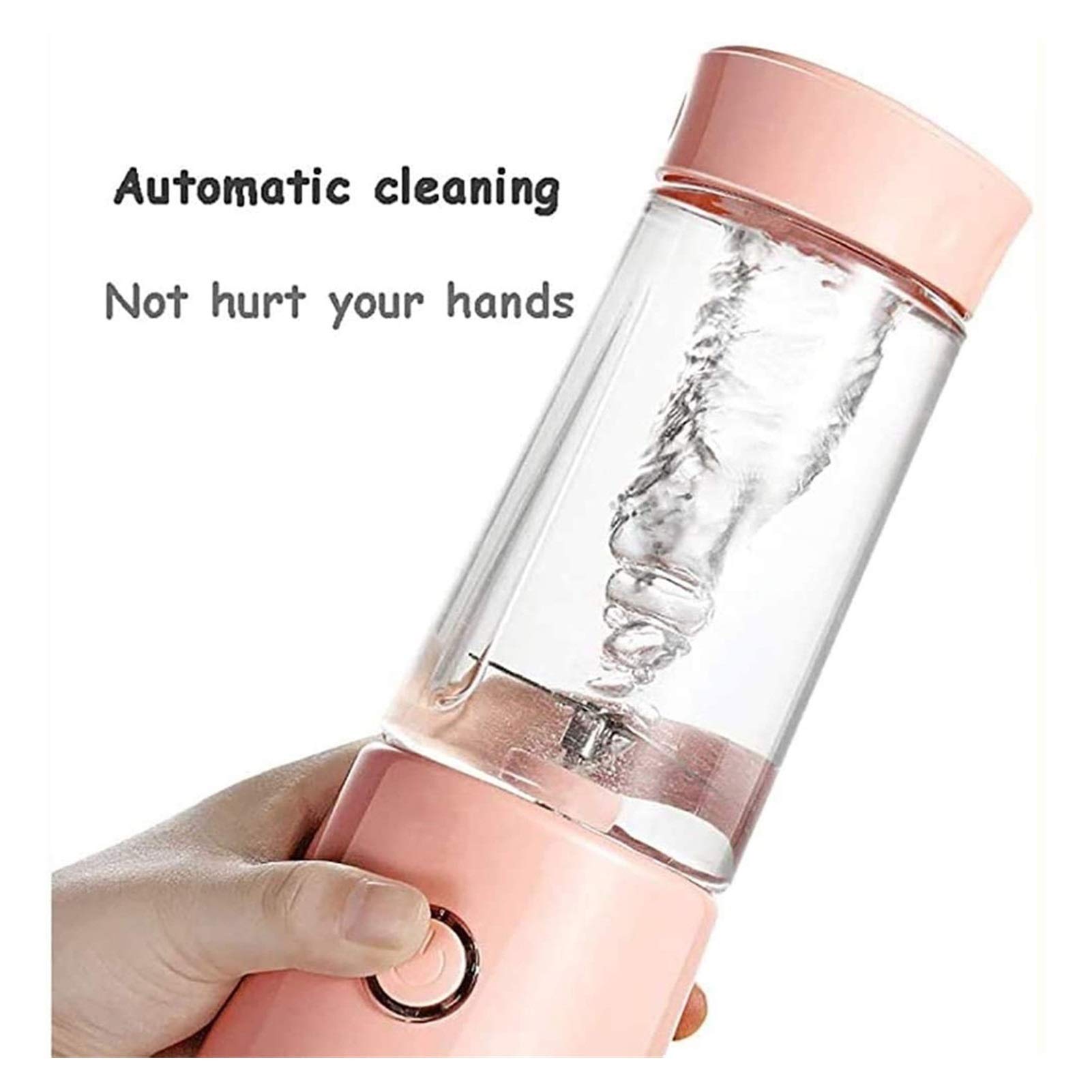 Portable Blender 300ML - USB Rechargeable Personal Blender with 4 Blades for Smoothies, Shakes, Juices & Crushed Ice - Mini Blender for Gym, Travel, Office, Sports & Outdoor Activities - Perfect for Healthy Drinks On-The-Go