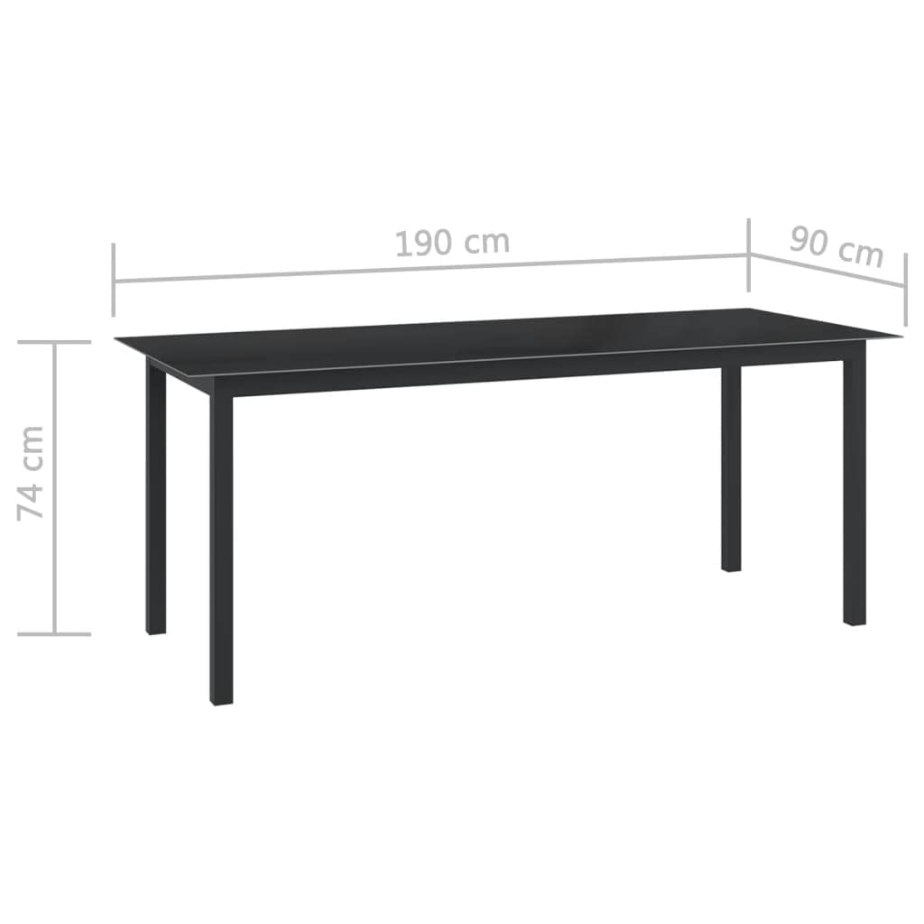Outdoor Square Dining Table 74.8