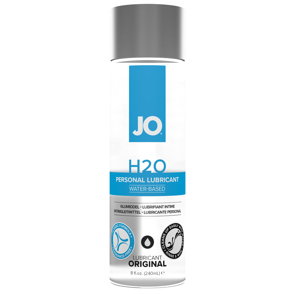 JO H2O Water Based Lubricant - Long Lasting & Hypoallergenic Personal Lubricant for Couples - Perfect for Sensitive Skin & Intimate Moments