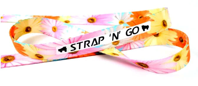 Strap N Go Roller Skate Leash - Adjustable Skate Strap with Multiple Patterns | Perfect for Roller Skating, Rink, and Outdoor Skate Sessions
