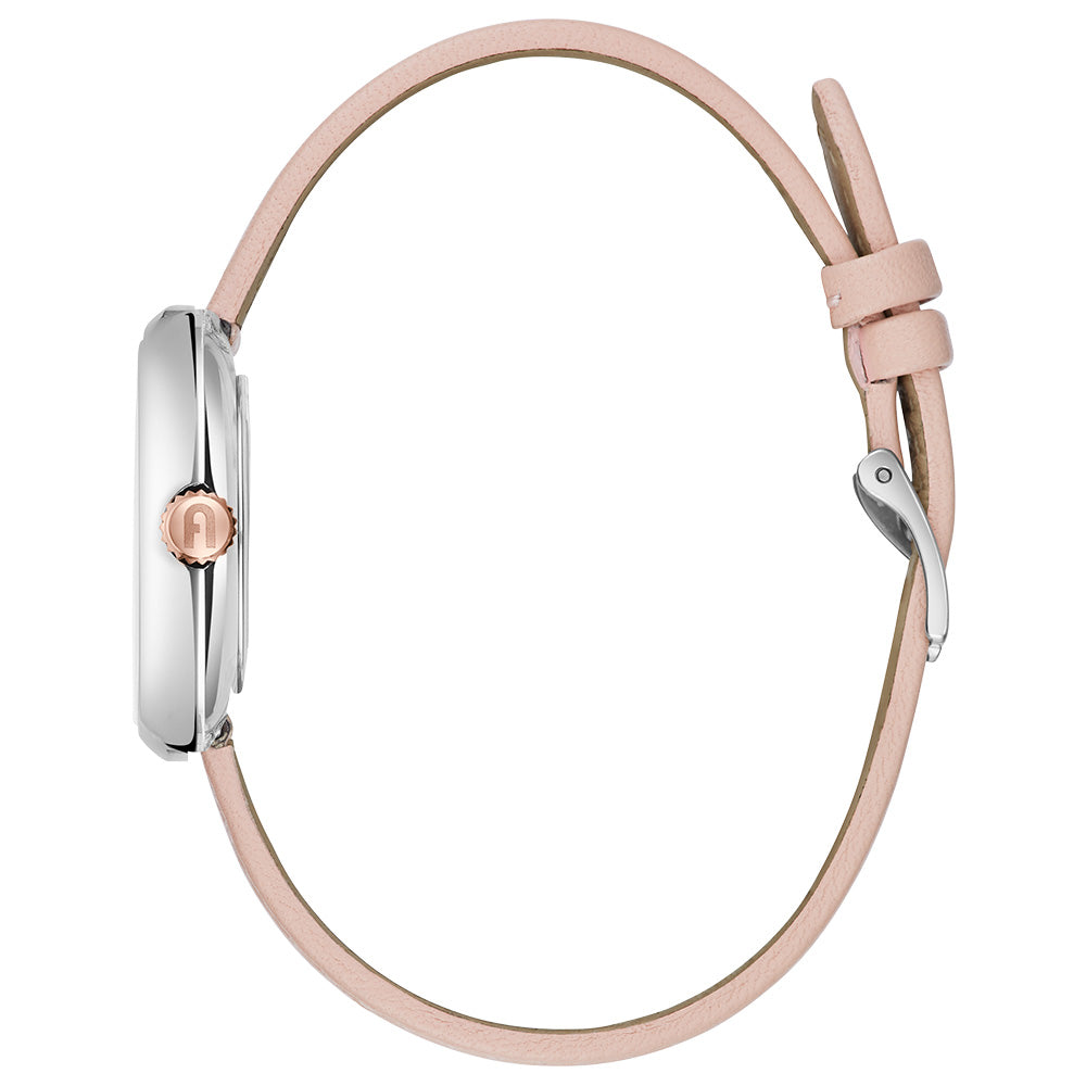 Furla WW00005003L1 Women's Leather Watch - Elegant Nude Design, Water Resistant, Perfect for Casual & Office Wear