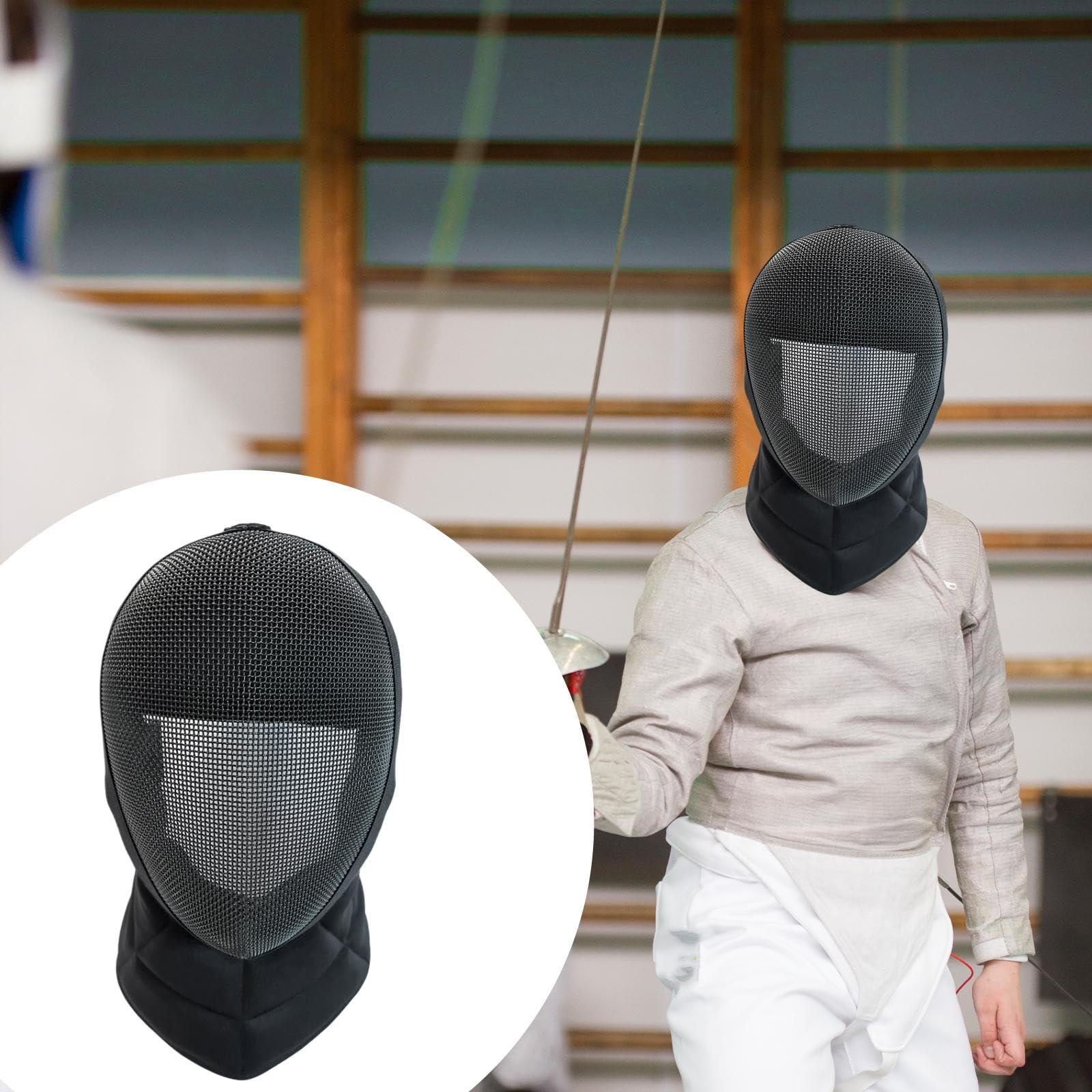 Breathable Fencing Mask - Lightweight Face Protection for Kendo, Sports & Training | Durable Fencing Helmet for Coaches & Athletes | Perfect for Sparring, Practice & Competition