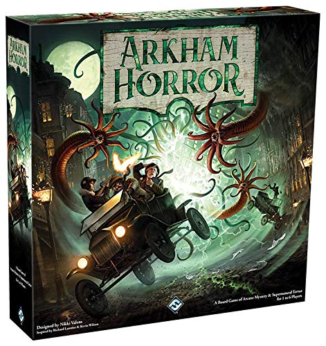 Arkham Horror (Third Edition) - Cooperative Board Game | Lovecraftian Horror Adventure | Perfect for Game Nights & Horror Fans