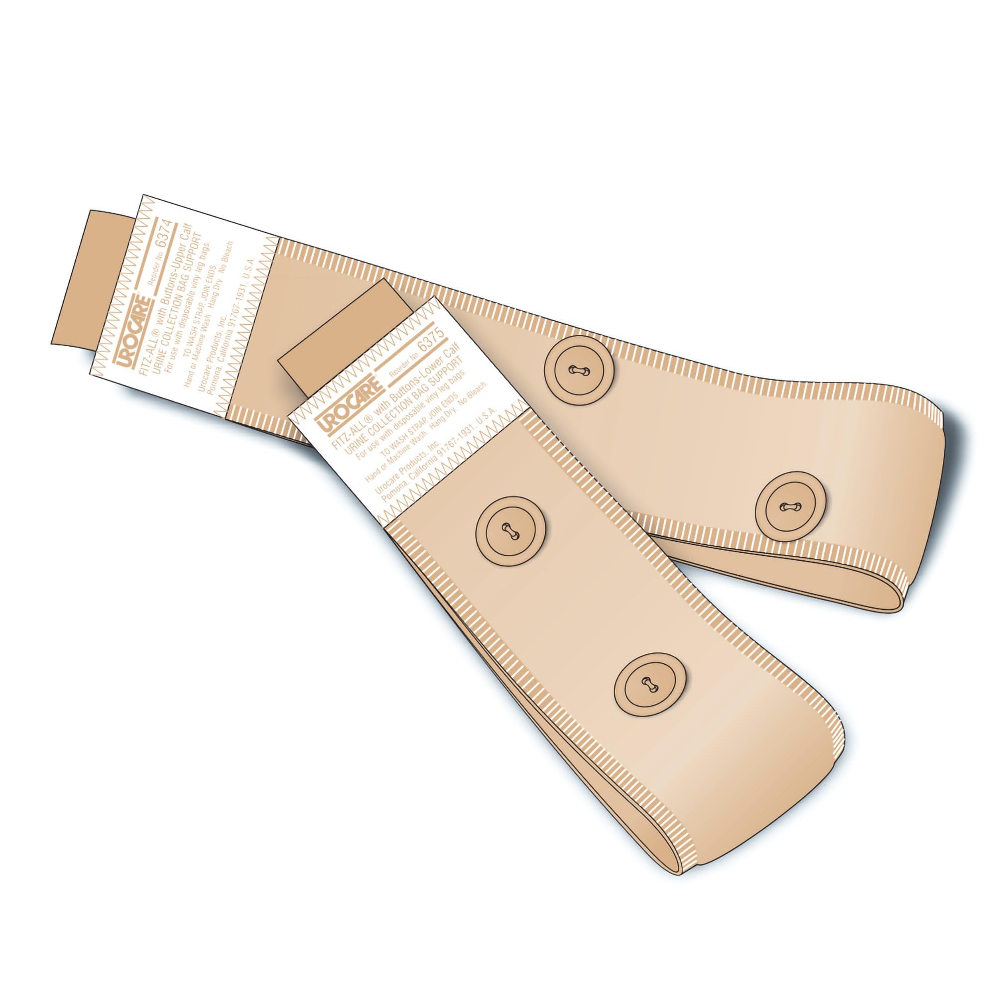 Fitz-All Adjustable Fabric Leg Straps with Buttons for Women & Men - Secure Fit for Dresses, Skirts, and Activewear - Perfect for Workouts, Weddings, and Everyday Wear