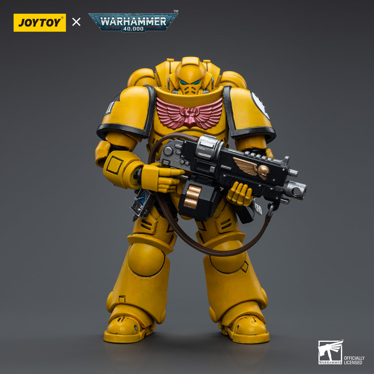 JOYTOY 1/18 Scale Warhammer 40K Intercessors Action Figure Set (4pcs) - Highly Detailed Collectible Miniatures for Tabletop Gaming & Display - Perfect for Warhammer Fans and Sci-Fi Collectors