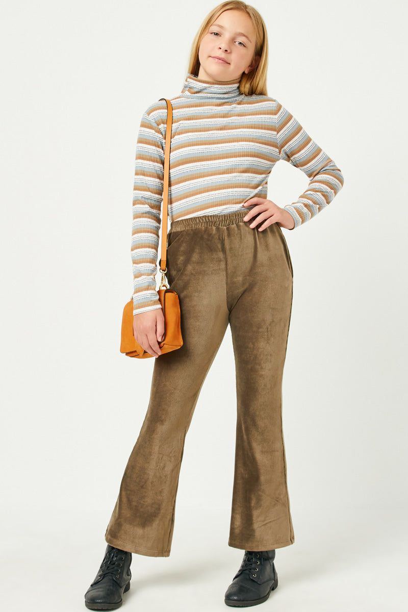 Stylish Wide Leg Velvet Corduroy Pants for Women - Soft High Waist Trousers for Fall & Winter - Perfect for Office, Casual Outfits and Date Nights