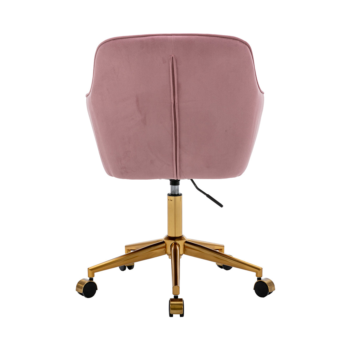 Ava Velvet Office Arm Chair - Ergonomic Desk Chair for Home & Office - Comfortable Upholstered Executive Chair for Work, Study, or Gaming